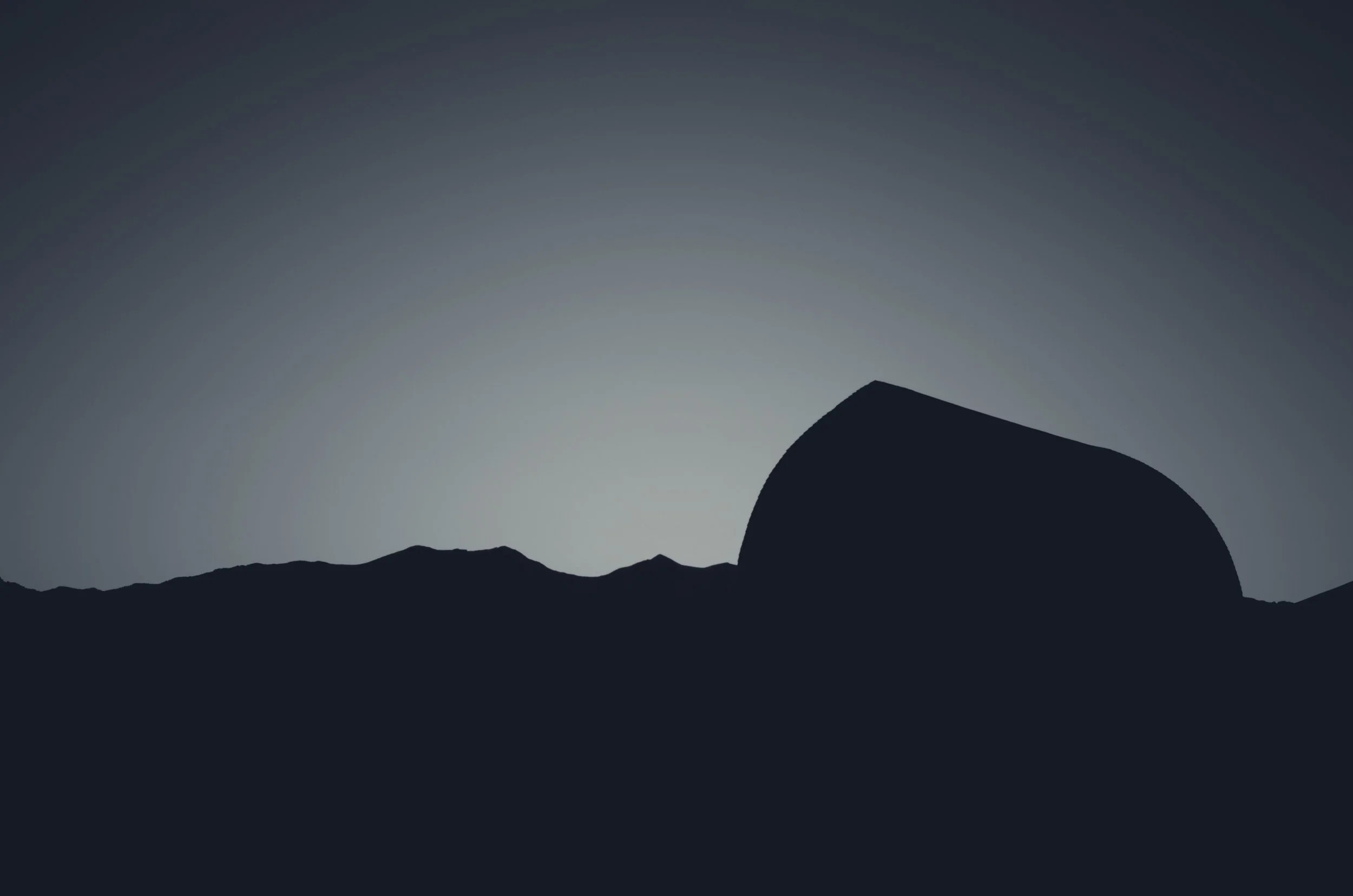 "Bridger Silouhette" ~ Looking east towards the Crazy Mountain range, as the sun dips behind the Bridgers. (Wilsall, Montana)