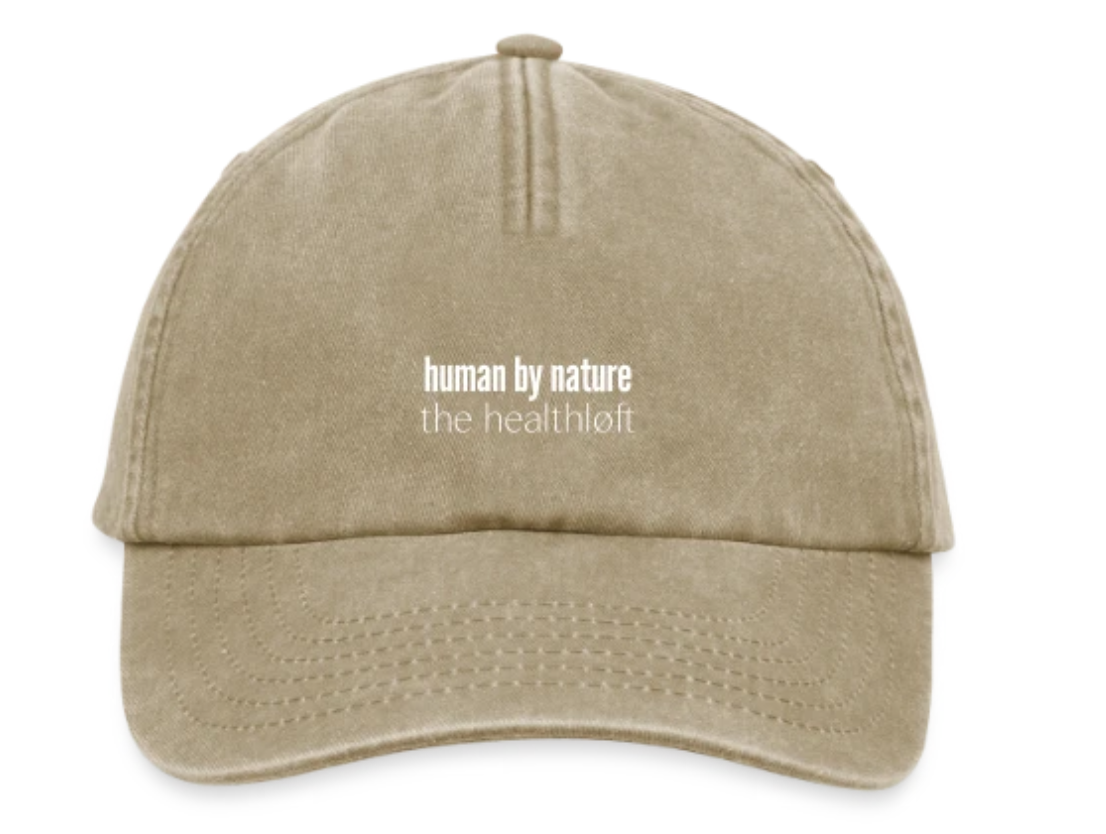 Relaxed Vintage Cap beige 'human by nature'
