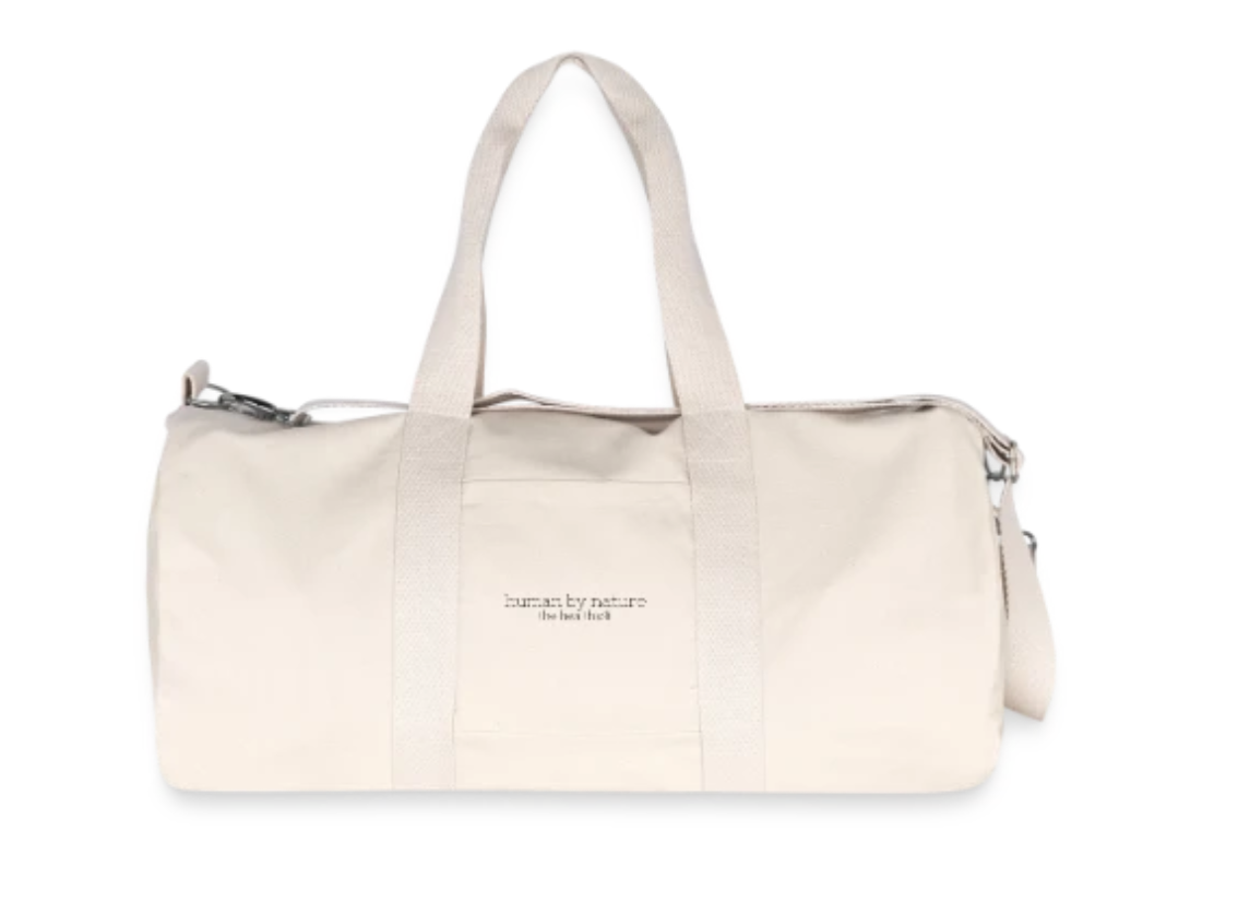 Recycelte Duffle-Sportbag von Stanley/Stella naturweiss 'human by nature'