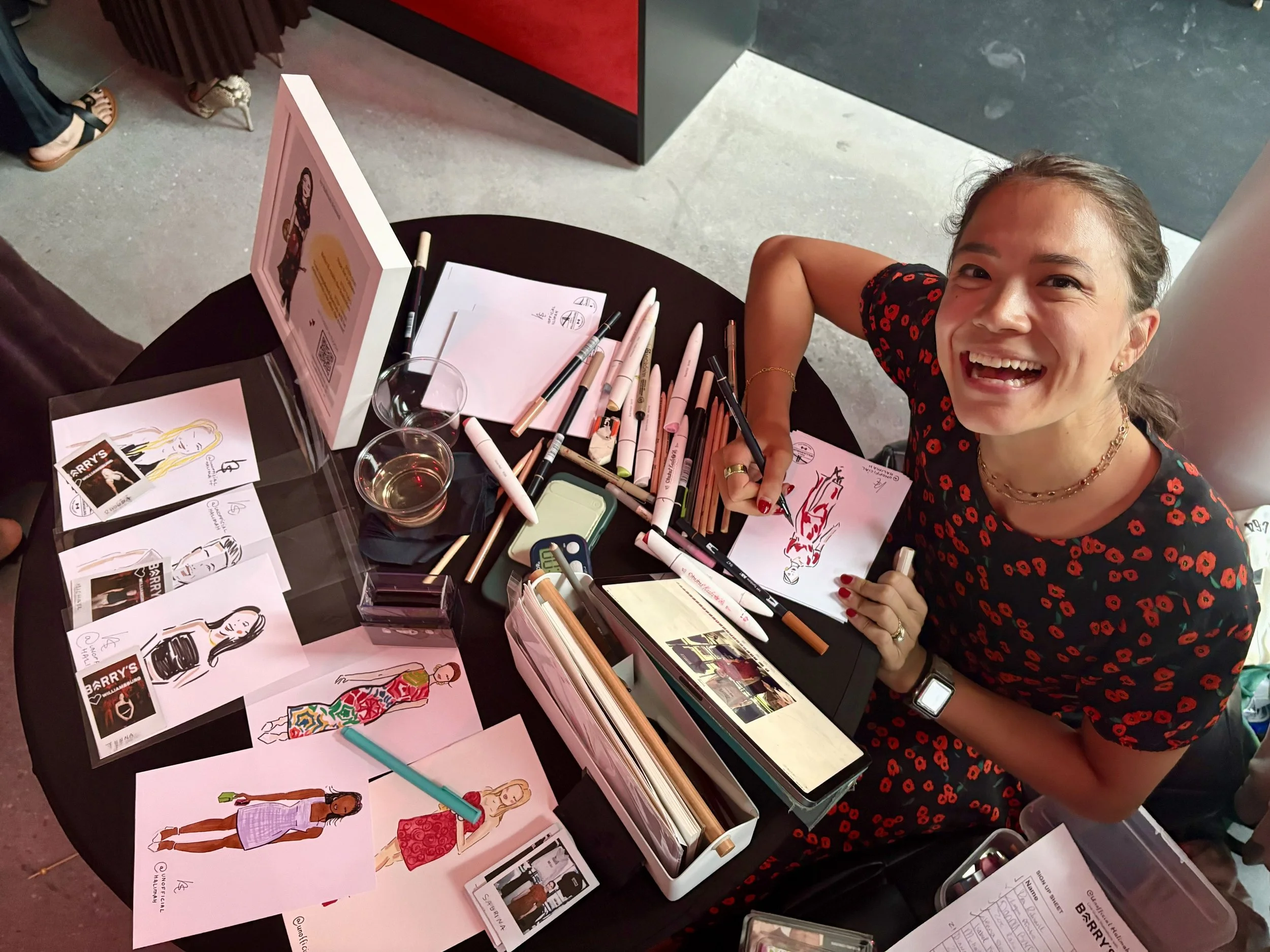 Live Event and Wedding Illustrator NYC Brooklyn