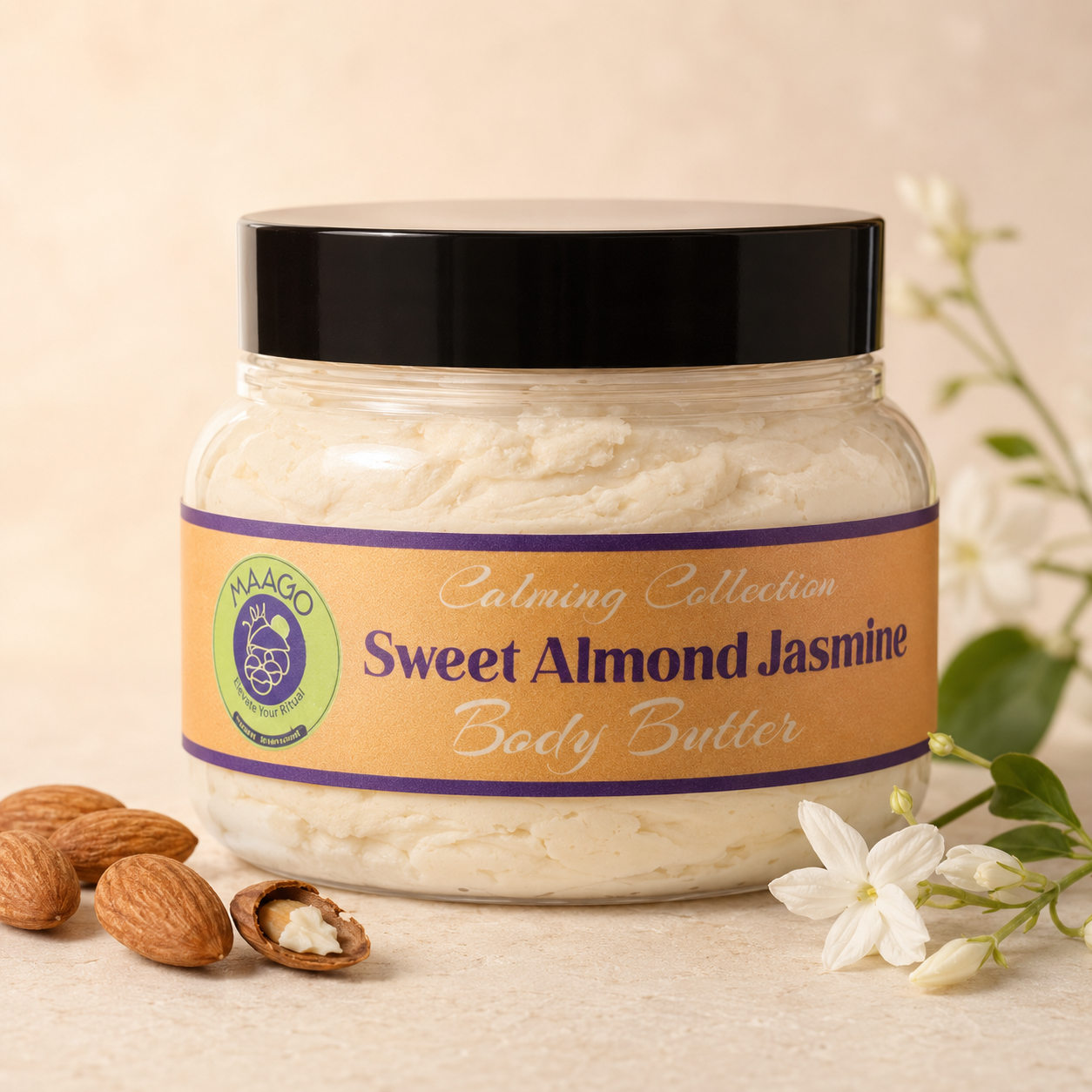 Sweet Almond & Jasmine Whipped Shea Butter