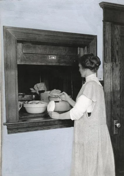 Early 20th-century farmhouse dumbwaiter