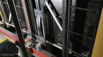 Hyrdaulic elevator animated gif