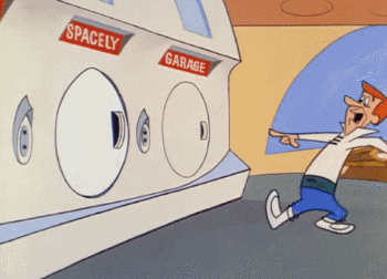 George Jetson uses tube transport