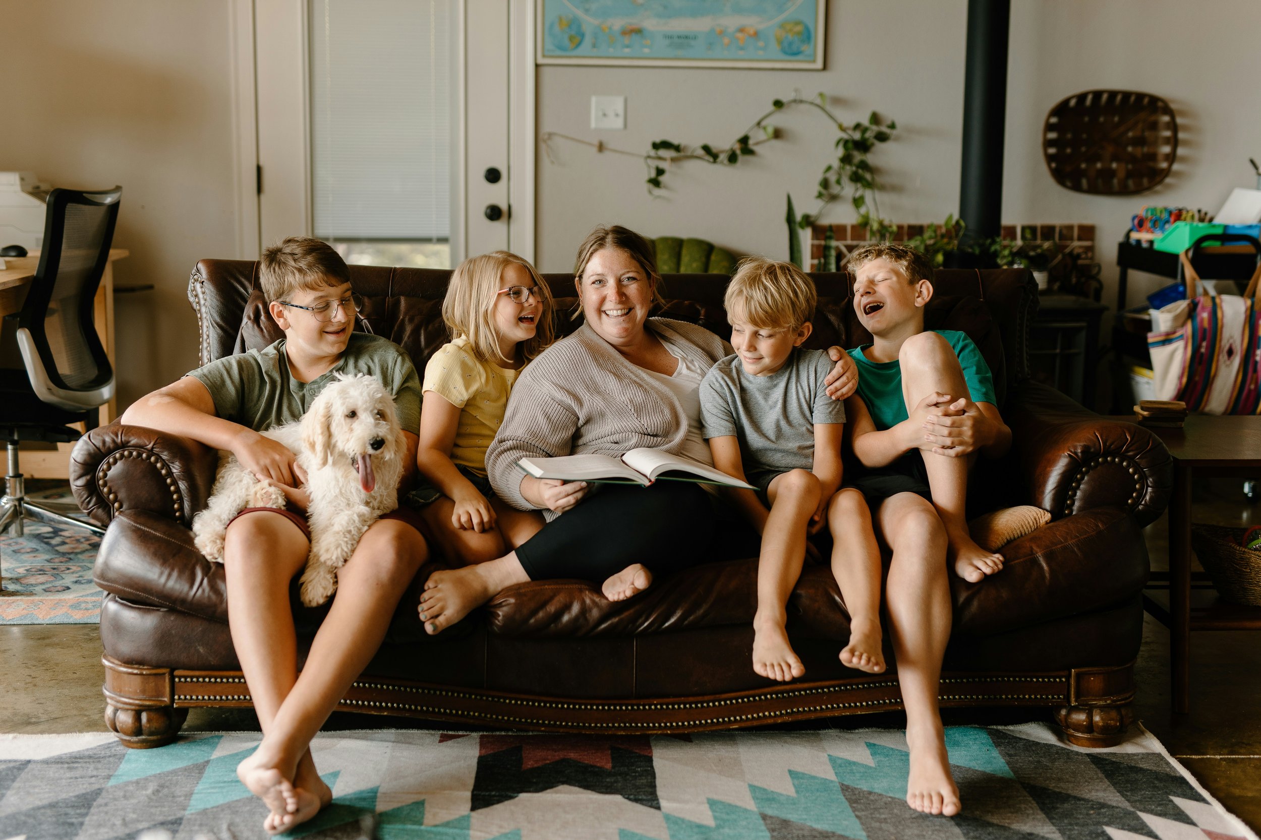 Mom and kids growing in a supportive environment.jpg