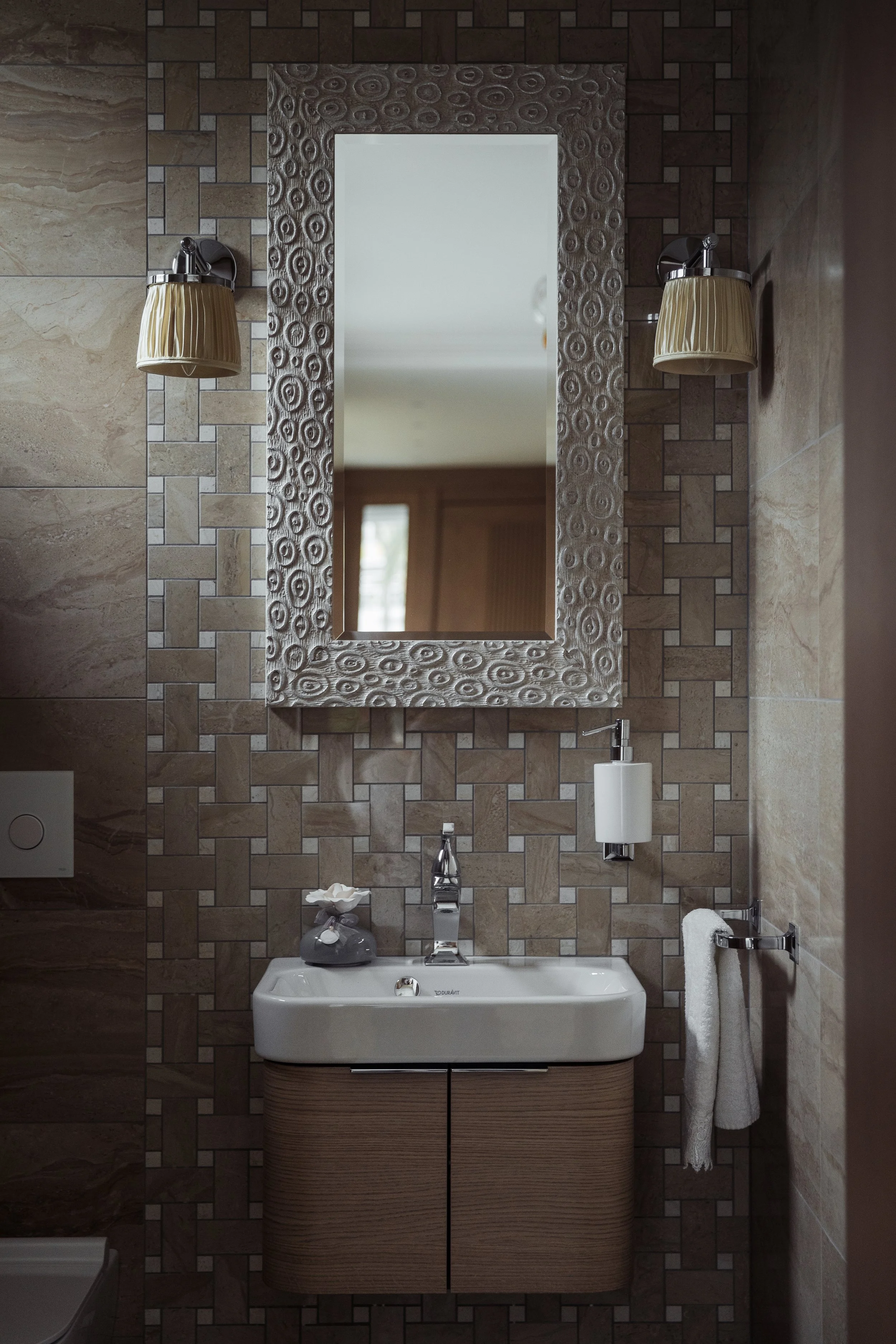 Guest bathroom contemporary interiors in Cobham