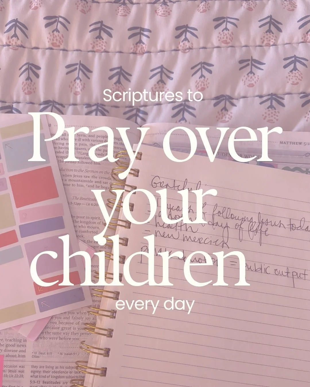 Lately, I&rsquo;ve been clinging to the Word in new ways, especially when it comes to praying for Livi. 
⁠
There&rsquo;s something powerful about praying God&rsquo;s own promises over our children. It reminds me that He loves her even more than I do.