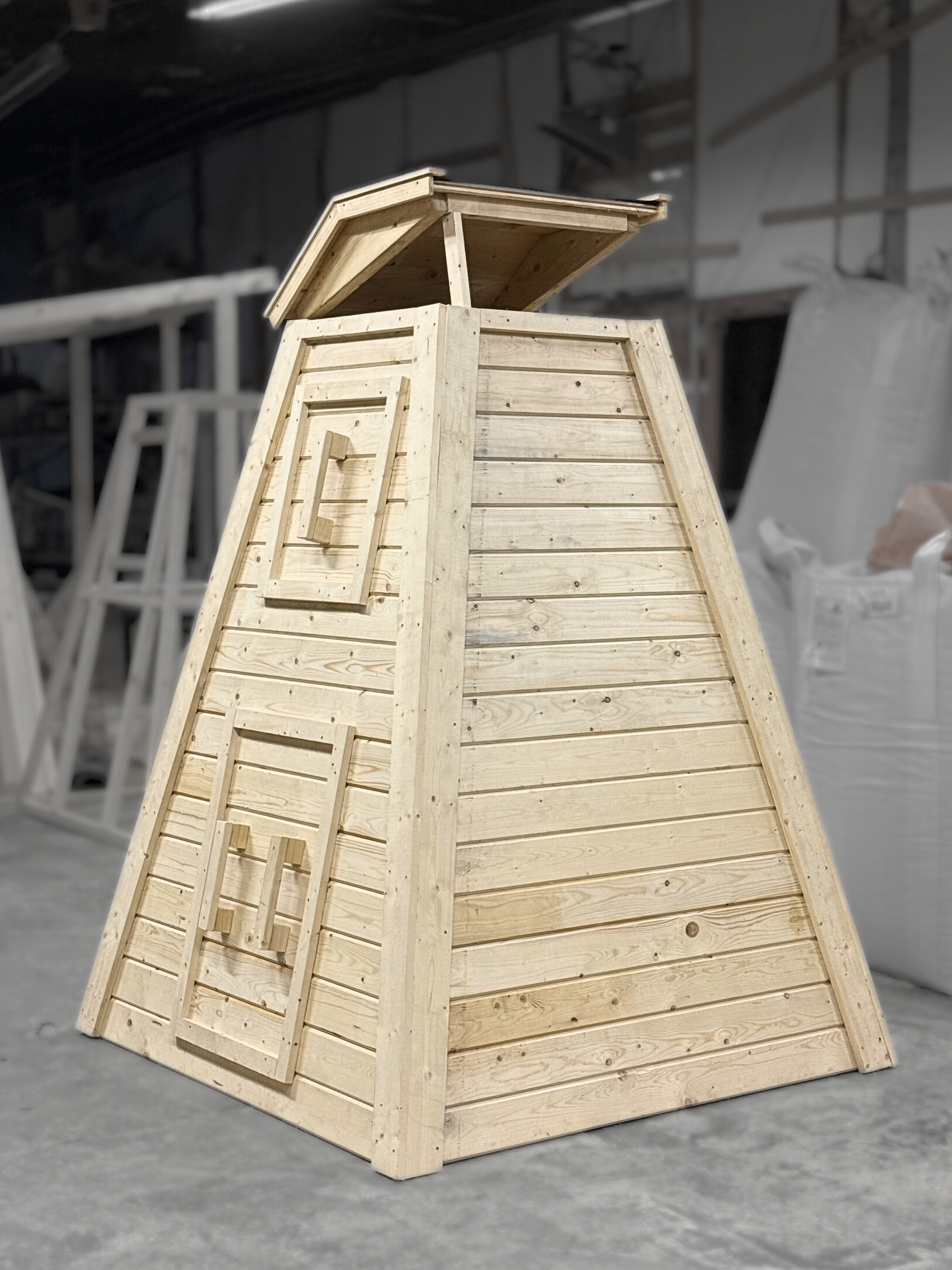 Rökkåta traditionell öppen