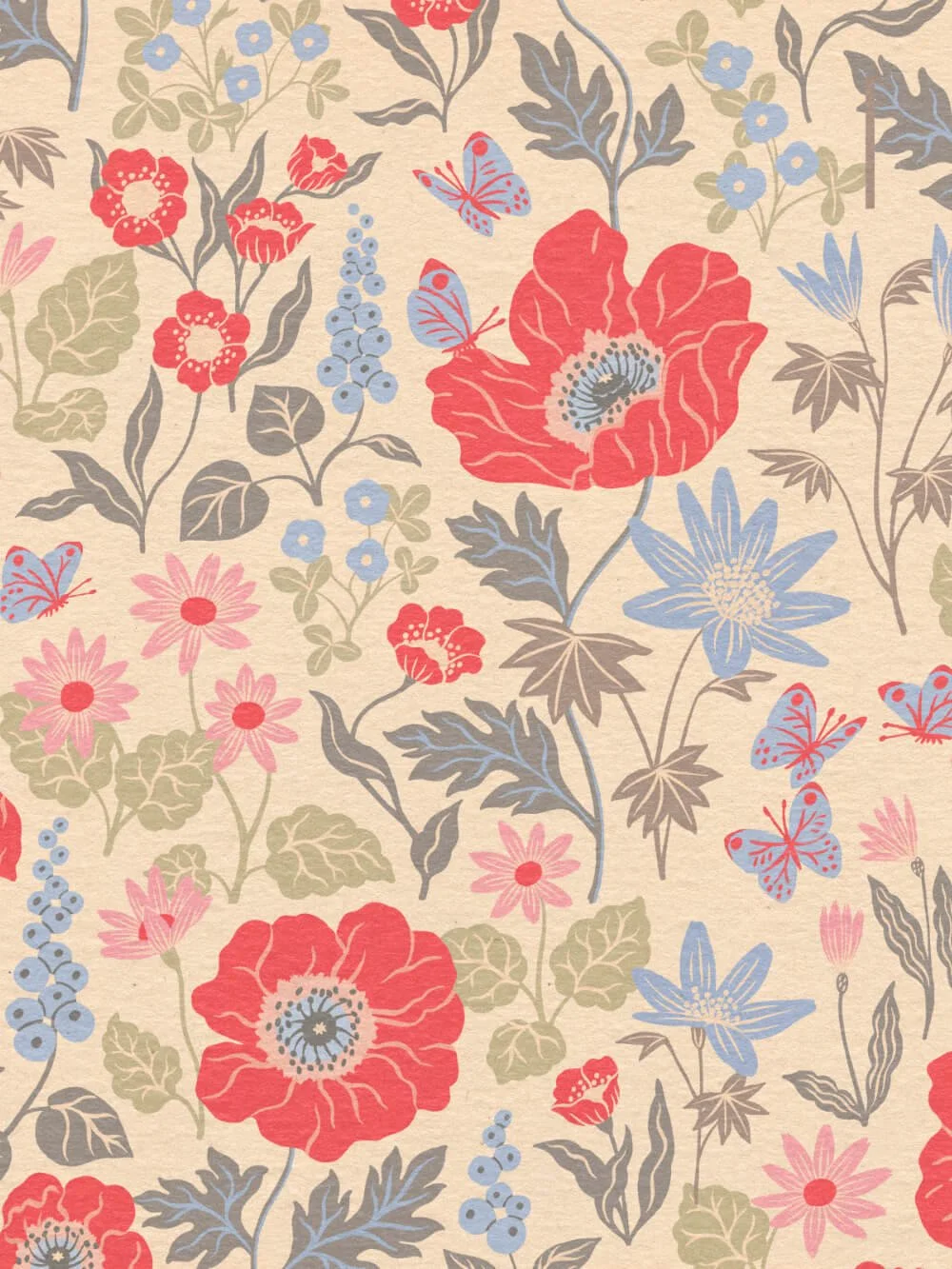 Wild poppies red 3b Stina Olby on paper.jpg