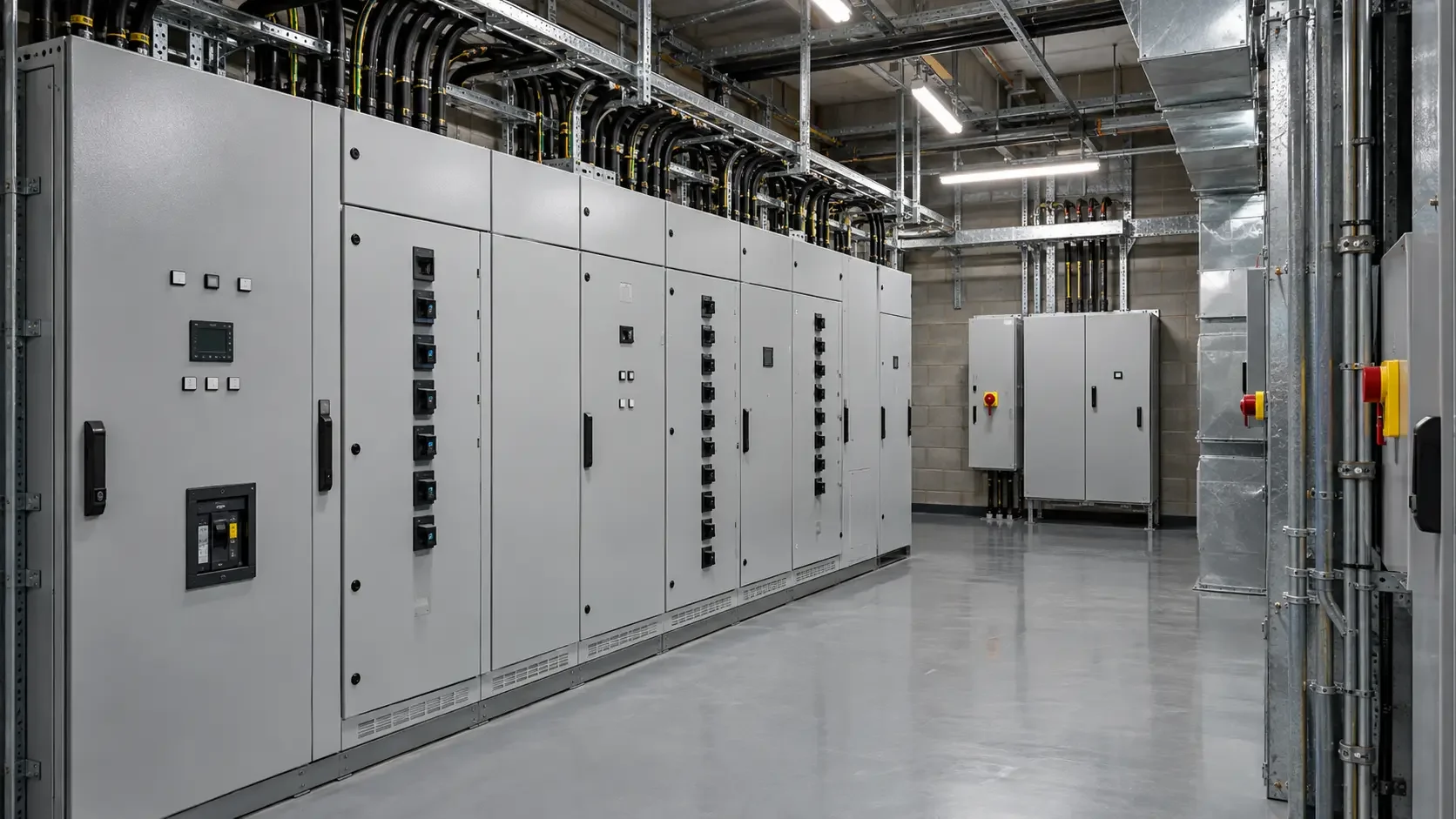 Commercial electrical switchroom and distribution equipment