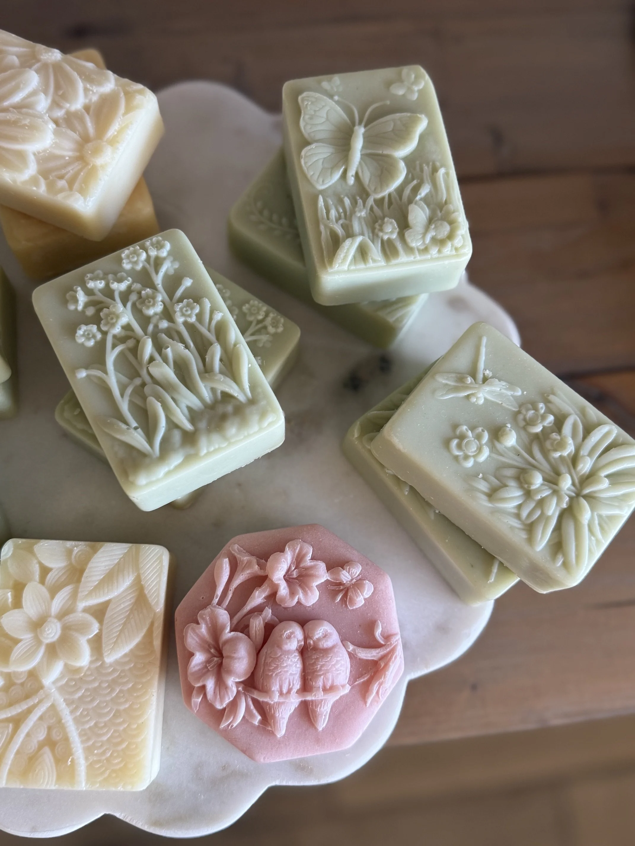 Molded Soaps Made Locally