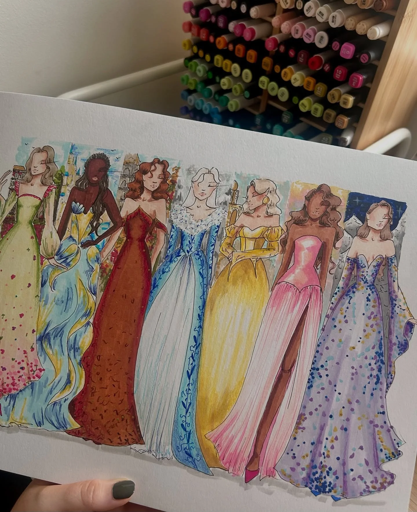 The ACOTAR Courts 🌸🌊🍁❄️☀️🌅🌌