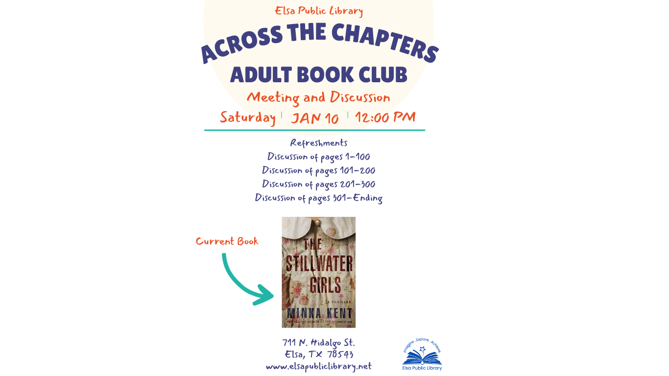 Across the Chapters Adult Book Club Meeting and Discussion