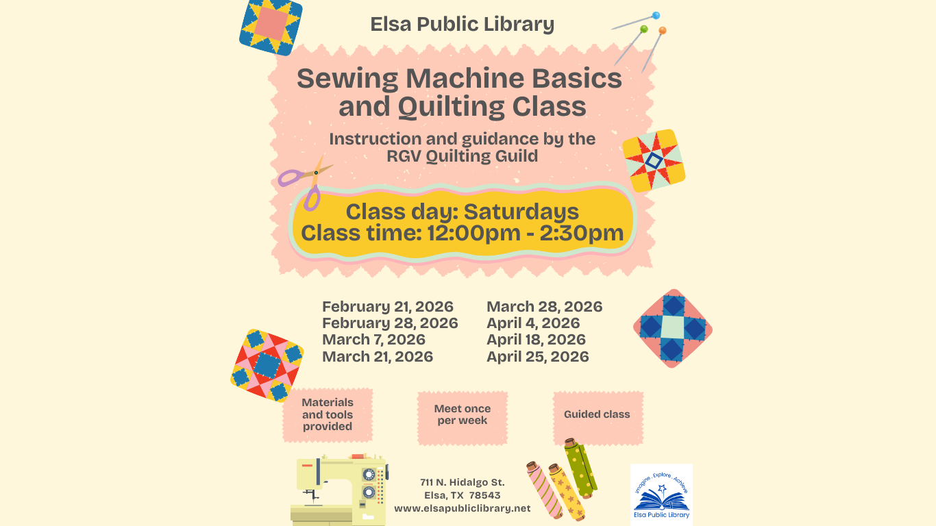 Sewing Machine Basics and Quilting Class