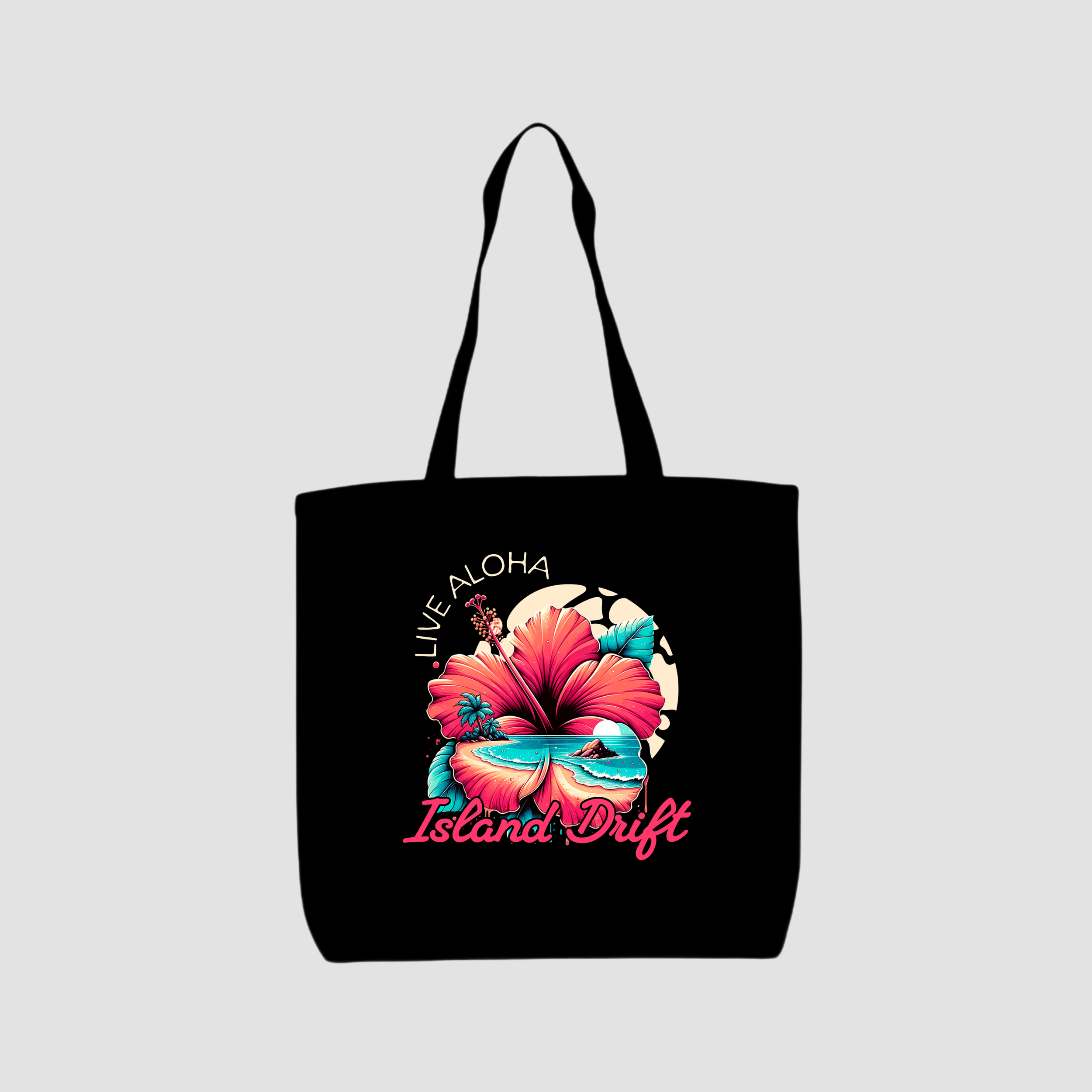 ISLAND DRIFT PLUMERIA LARGE TOTE BAG