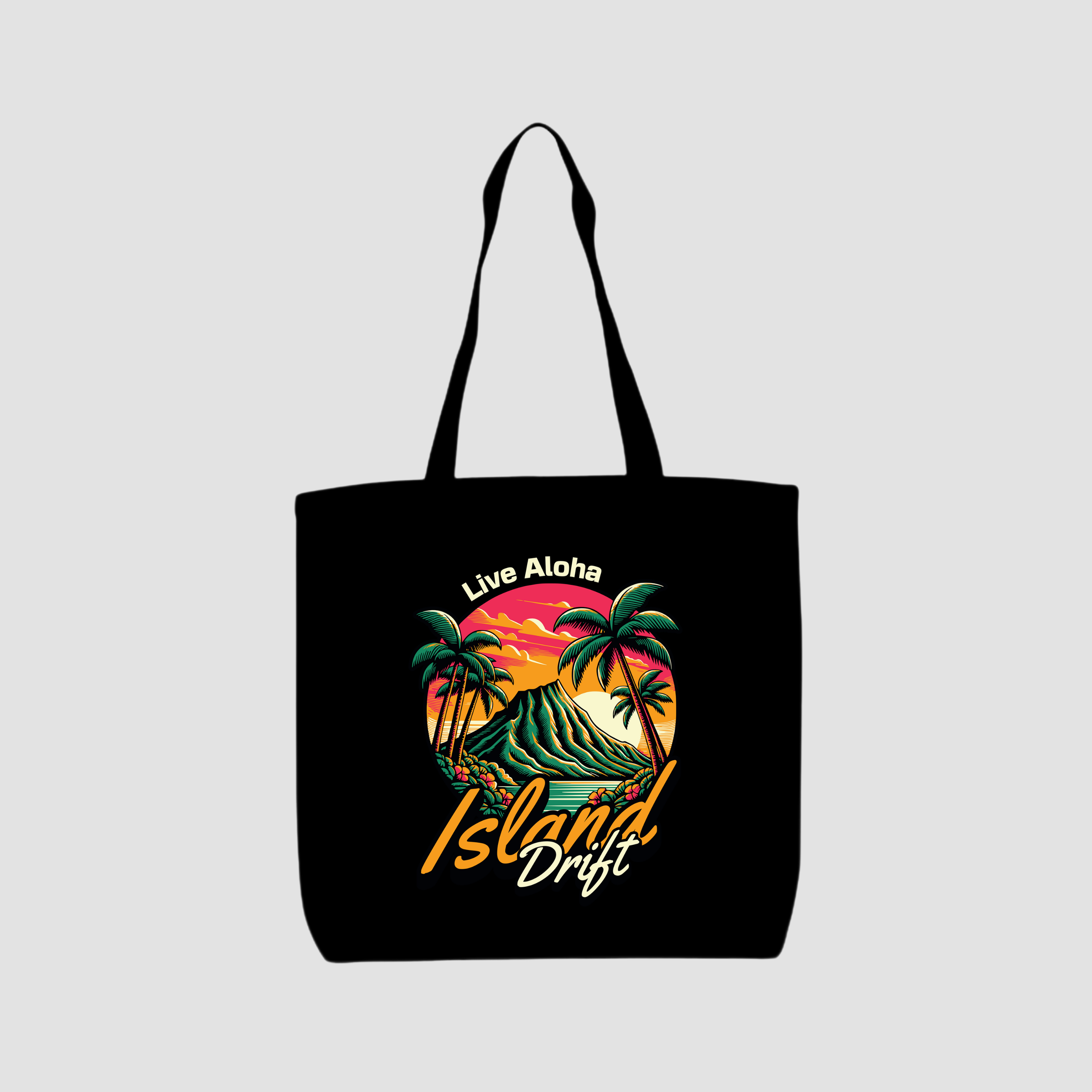ISLAND DRIFT DIAMOND HEAD LARGE TOTE BAG