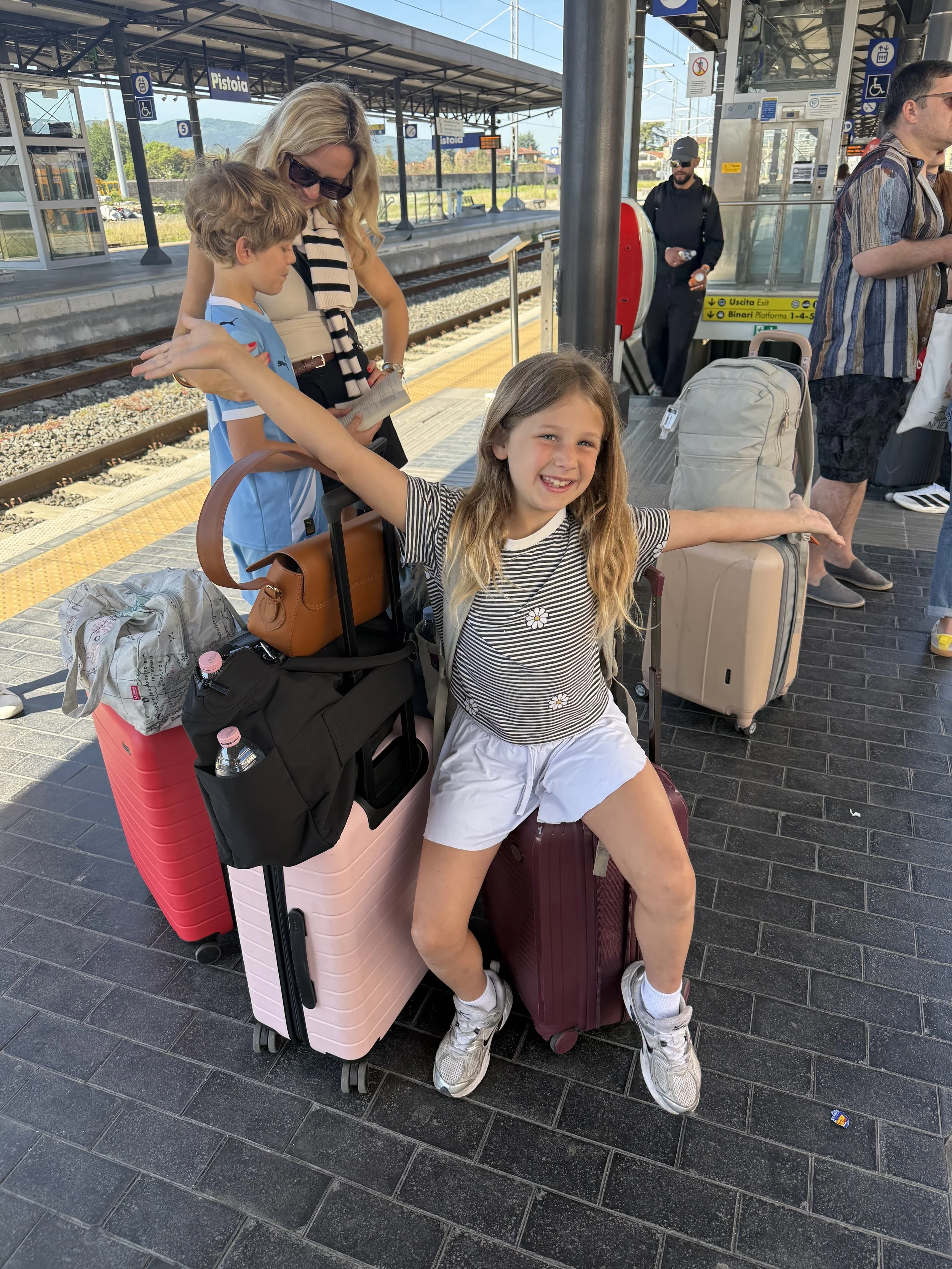 Europe Train Travel Tips with kids