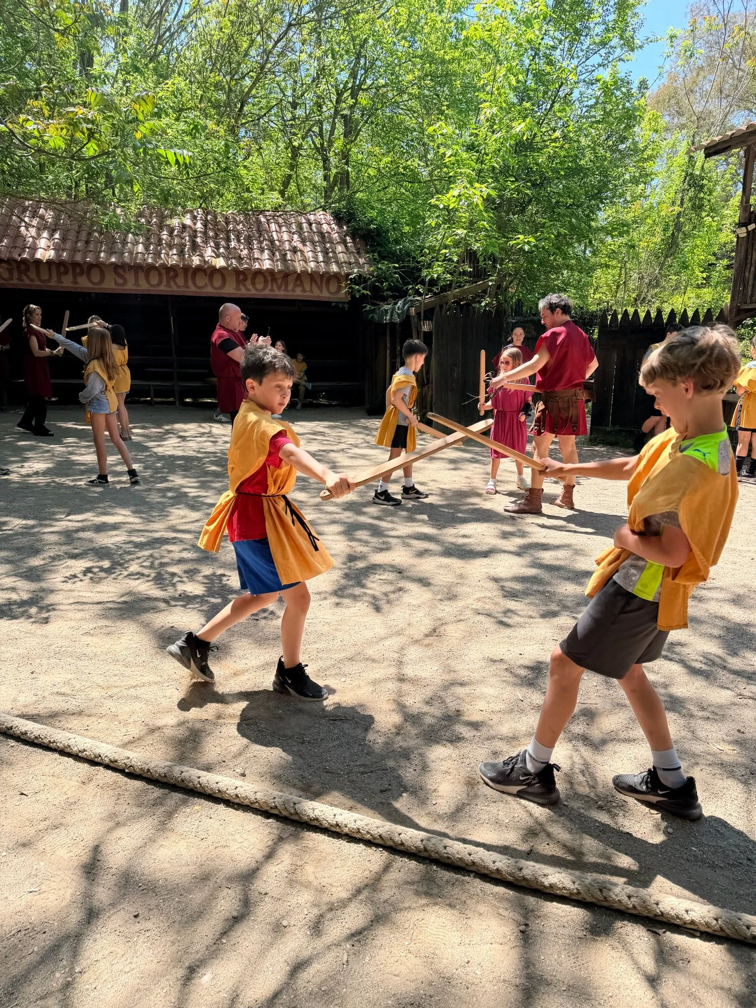 Best tour to do in Rome with kids- Gladiator School 