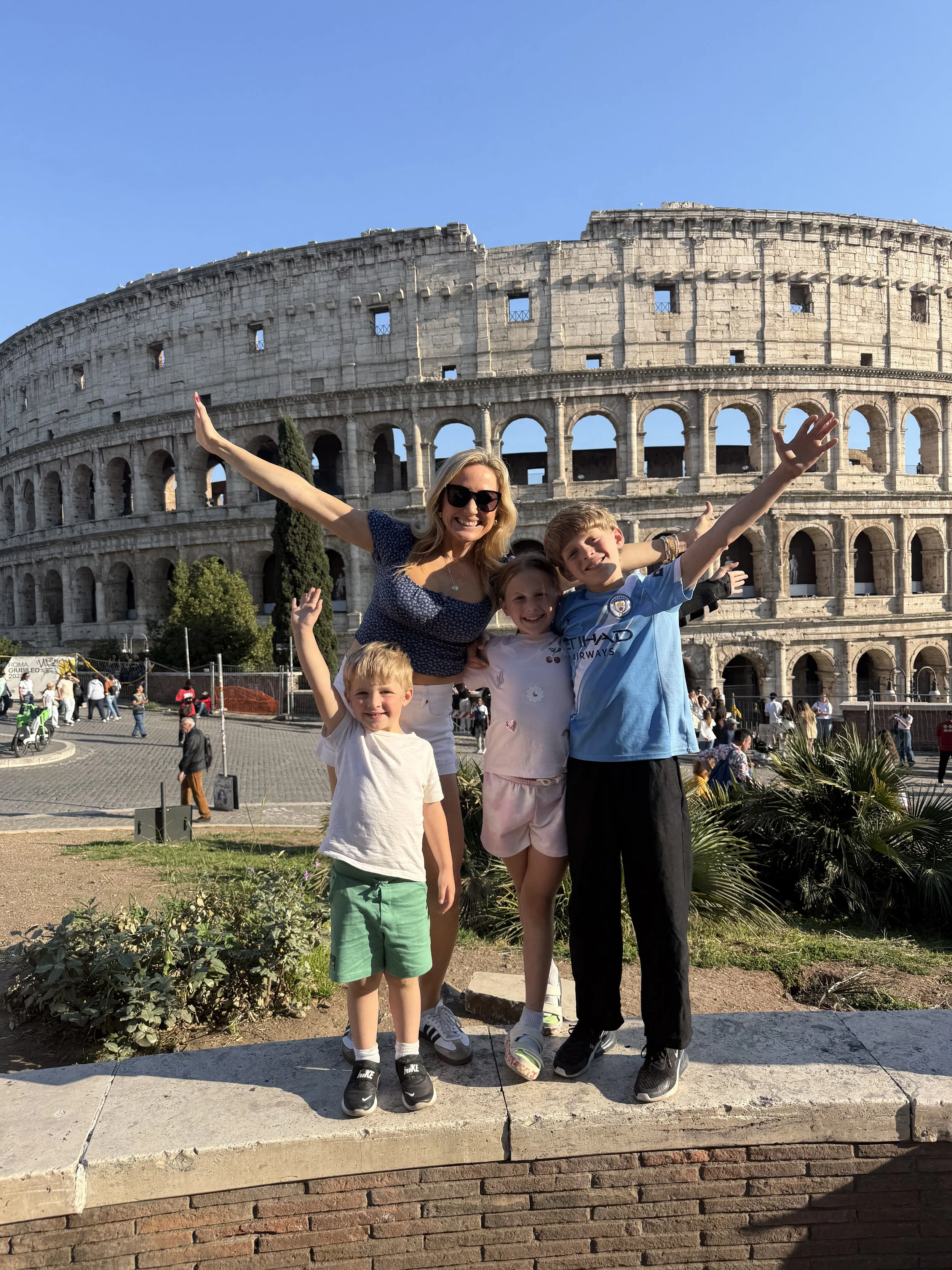 italy tour with kids - colosseum