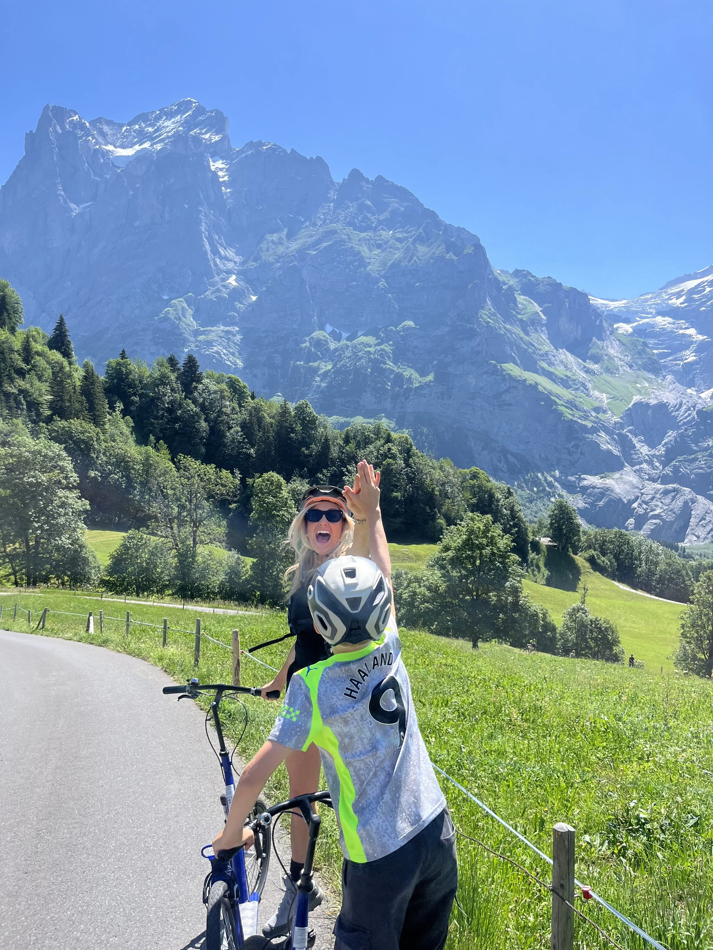 Trotti Bikes Grindelwald Switzerland 10 year old