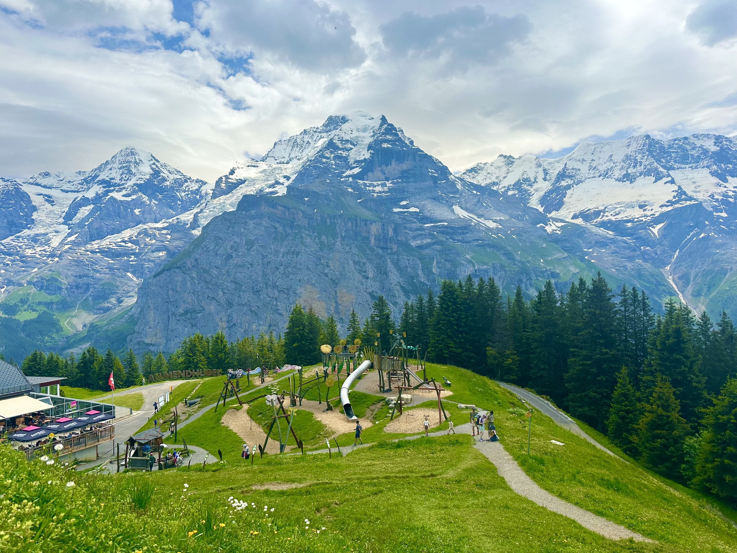 allmendhubel playground murren switzerland