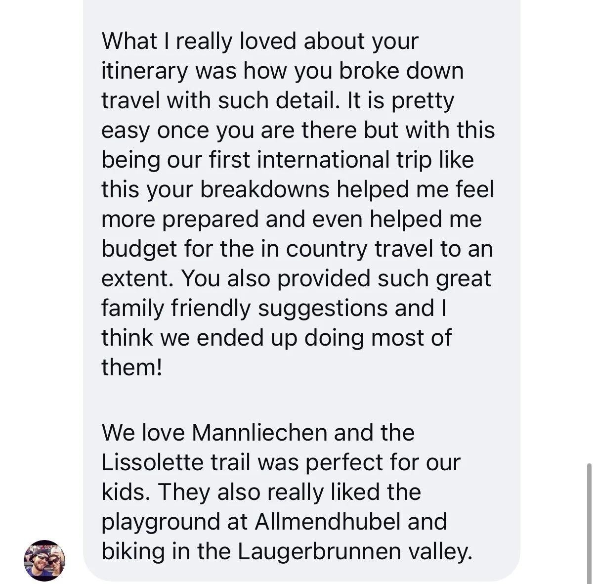 Reviews of Jolly Good Travel Guide to Switzerland with kids
