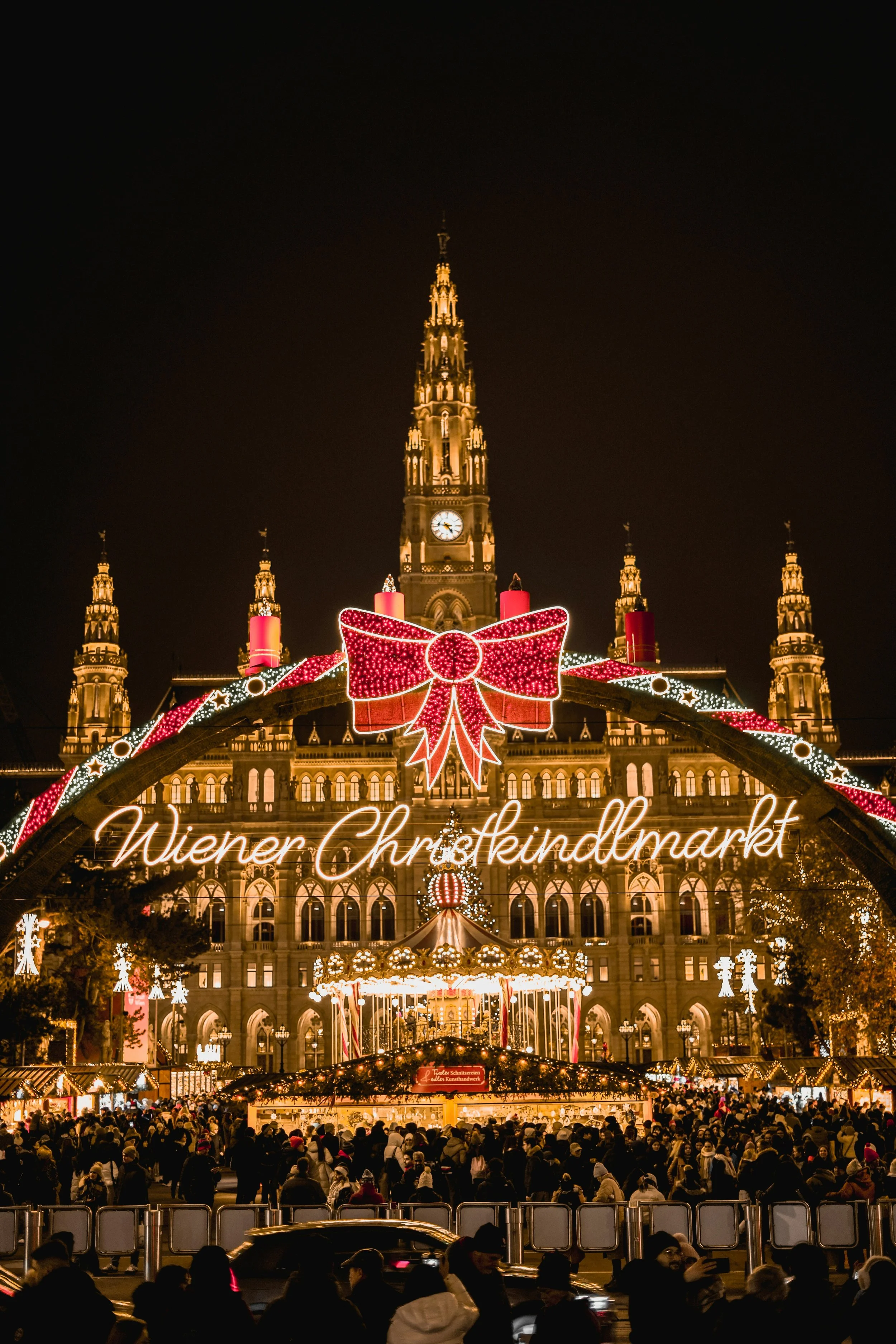 vienna christmas market - best places to go with kids in europe in the winter