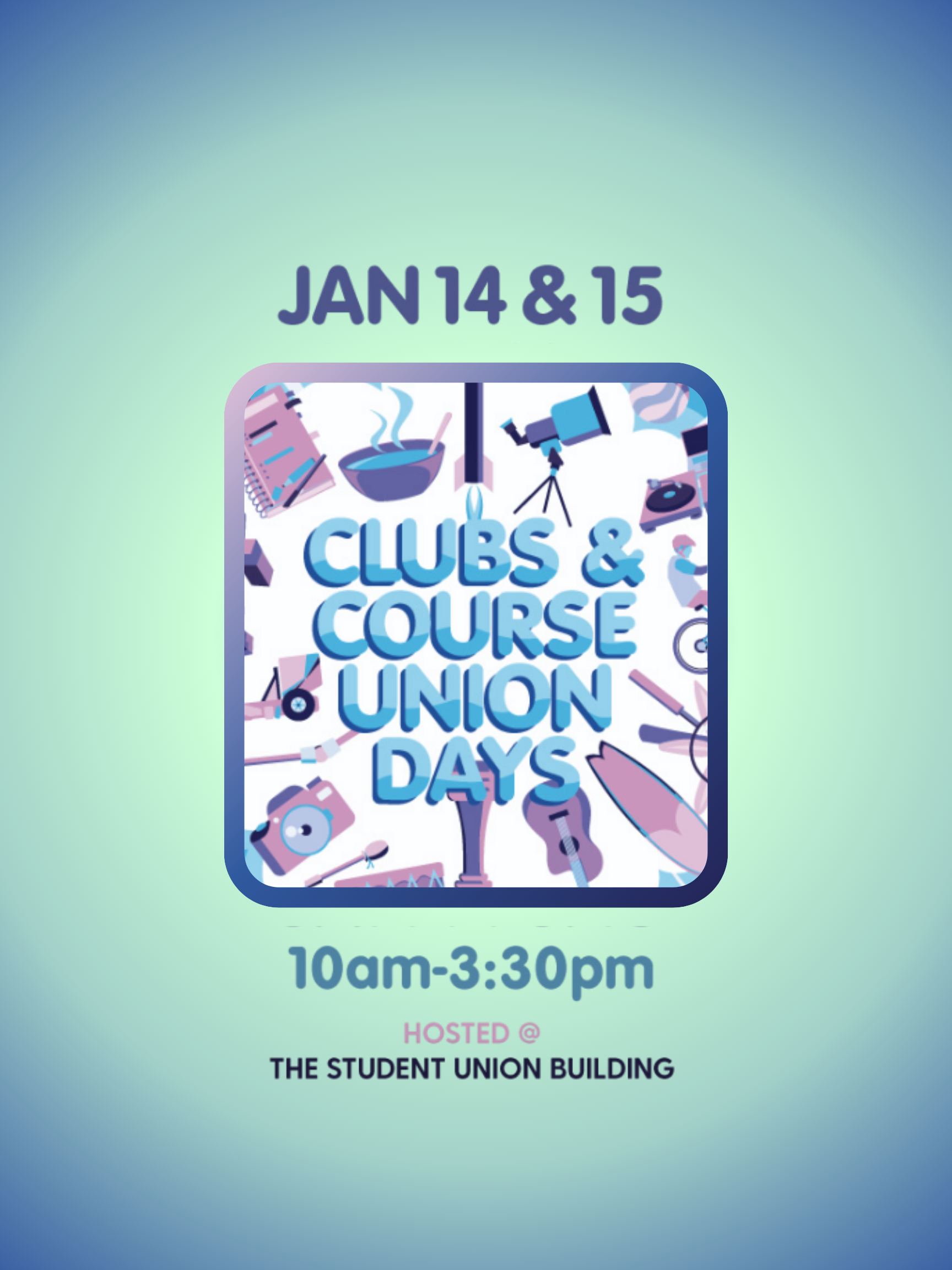 UVSS Clubs &amp; Course Union Days