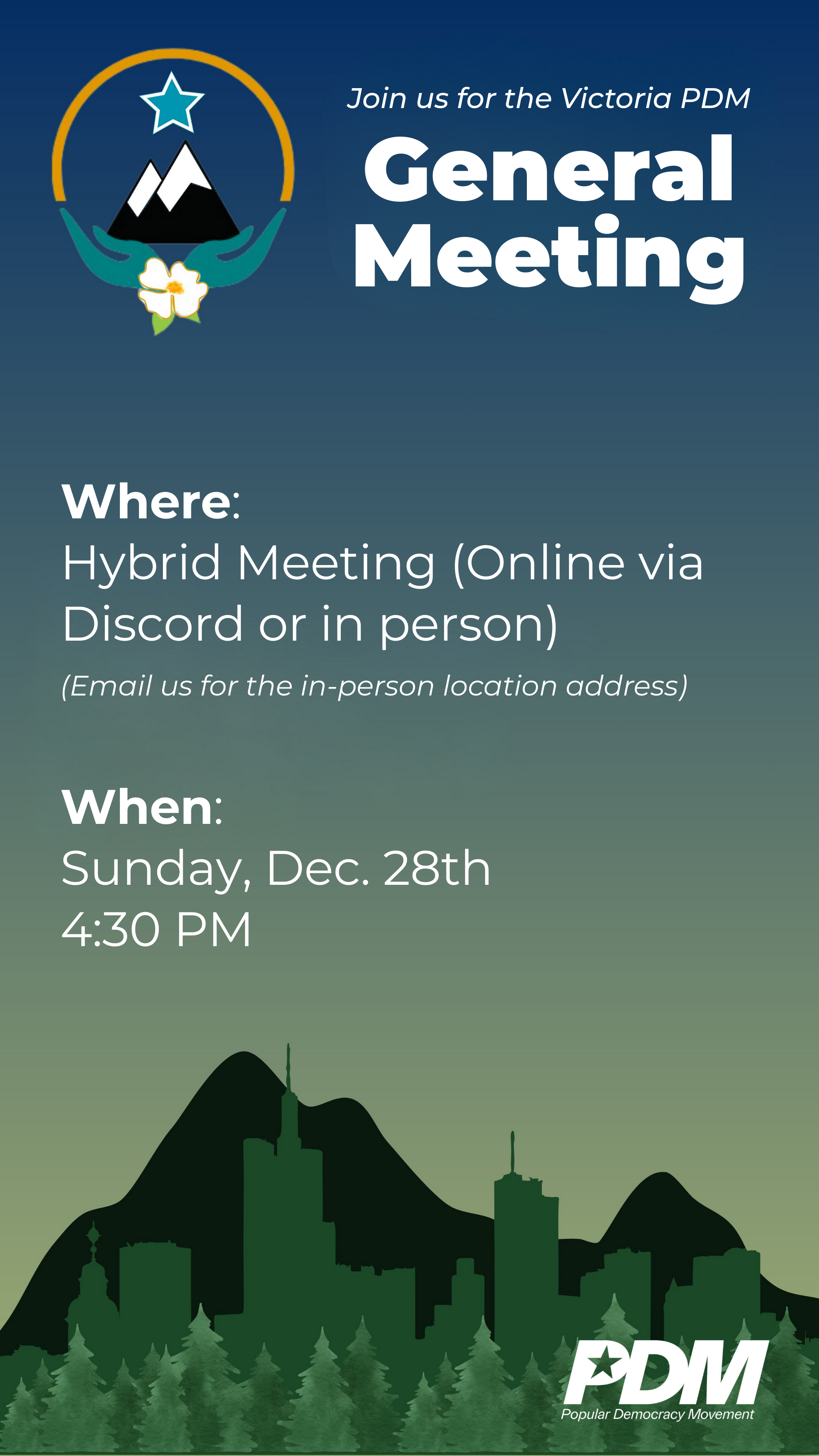 Victoria General Meeting