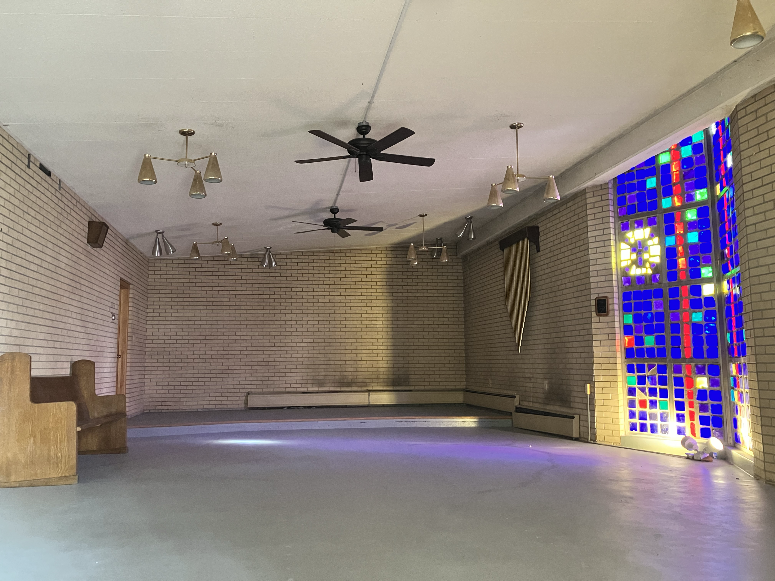 Chapel space that could be used for meditation, yoga, dance events & more!