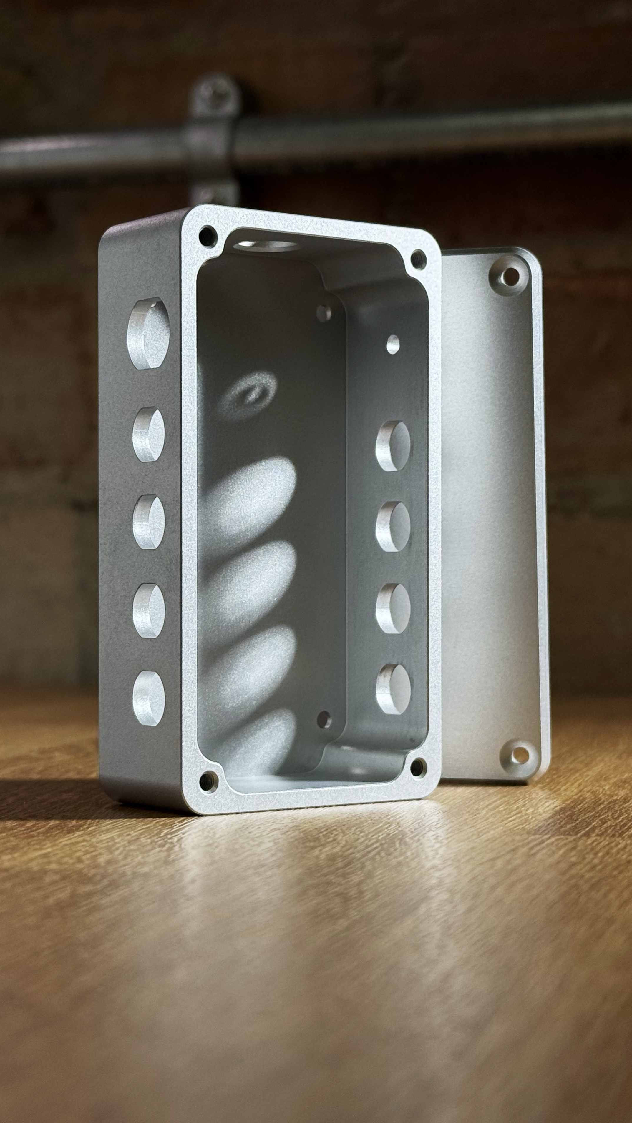 Material: 6082T6 Aluminium // Finish: Bead blasted