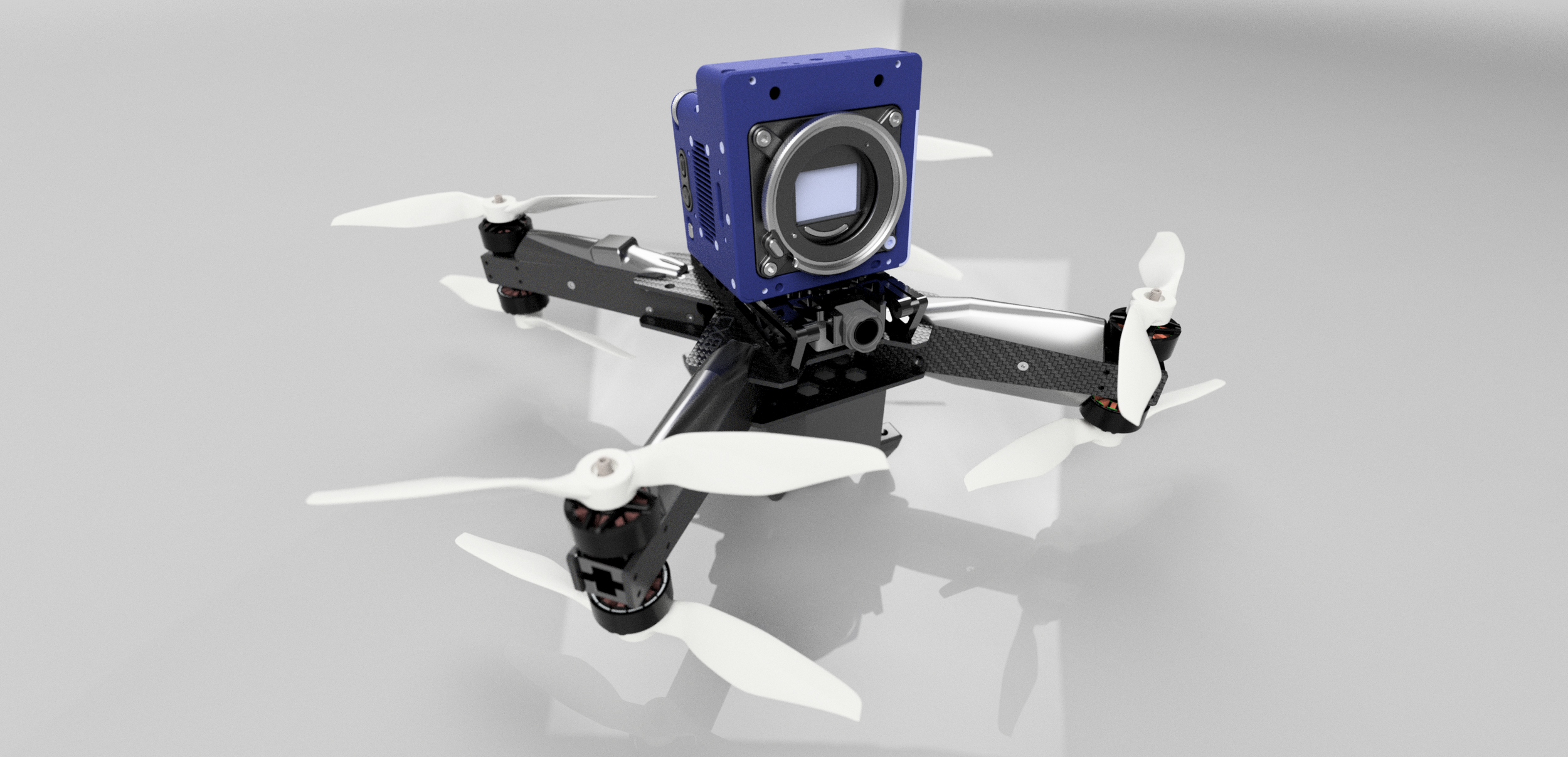 Custom Performance Drone // CAD Model