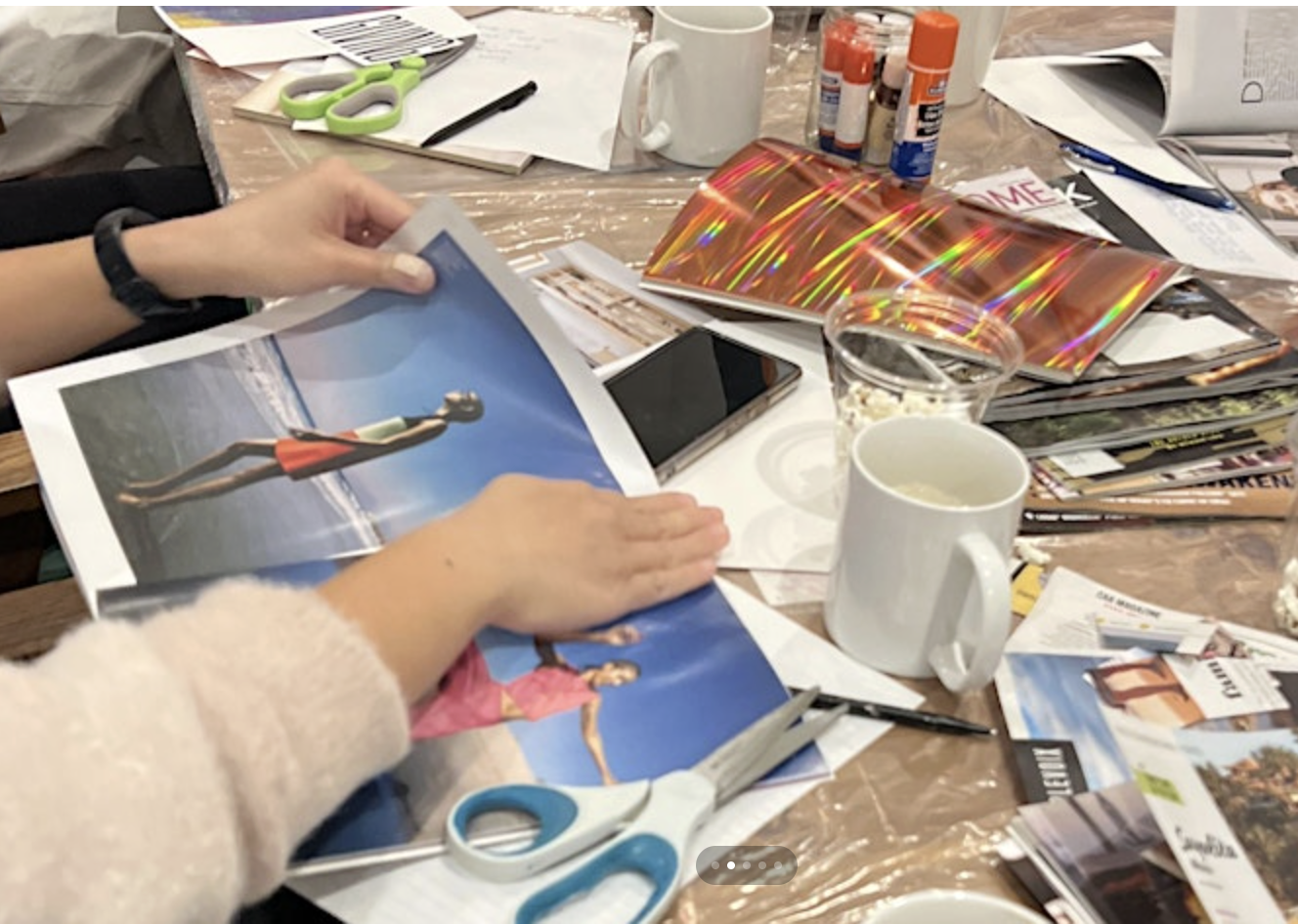 Sip N' Collage Vision Board Workshop