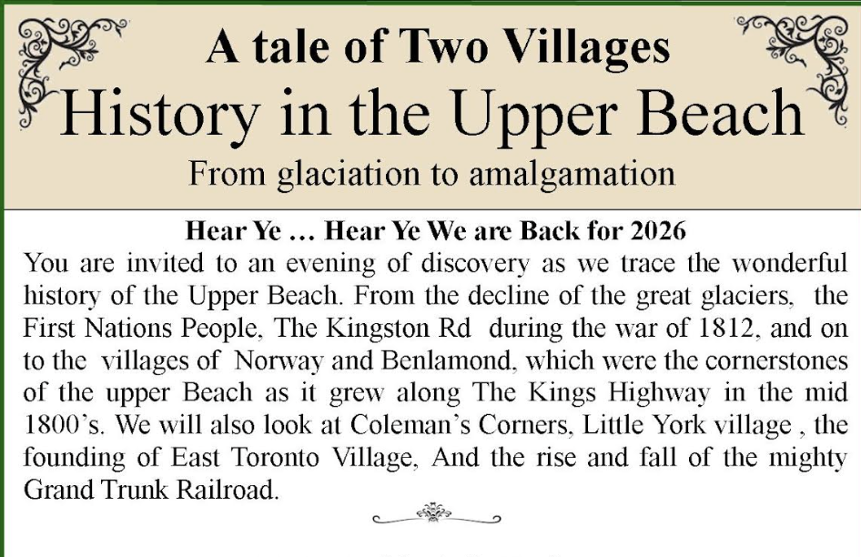 History in the Upper Beach