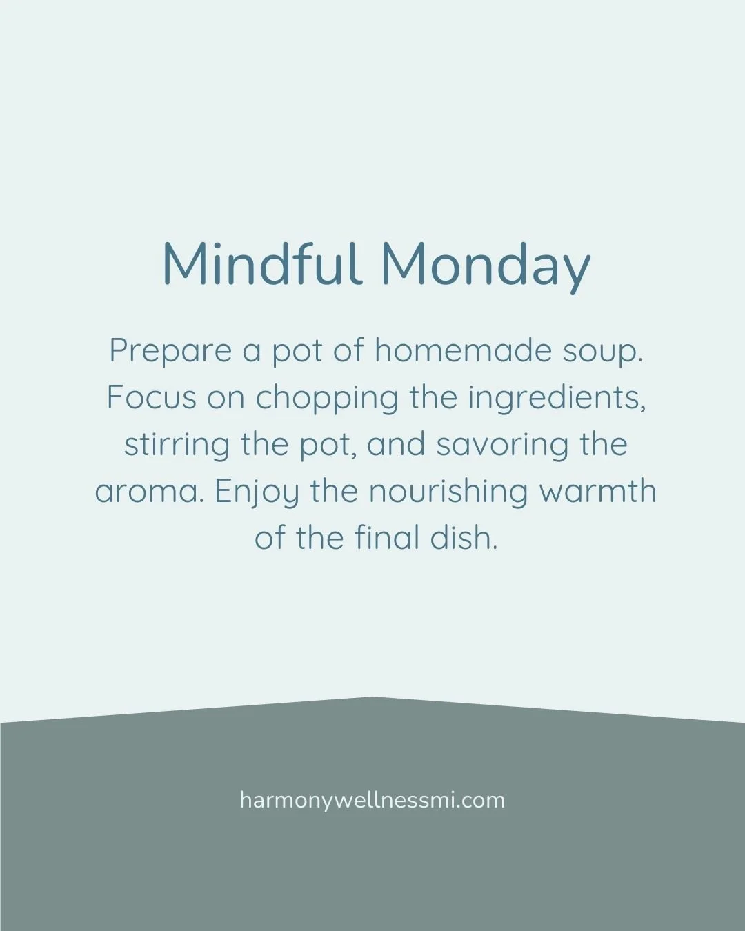 Grab your favorite soup recipe and settle in for a mindful activity.
#mindfulmonday
#mentalhealth
#mentalhealthmatters
#bepresent