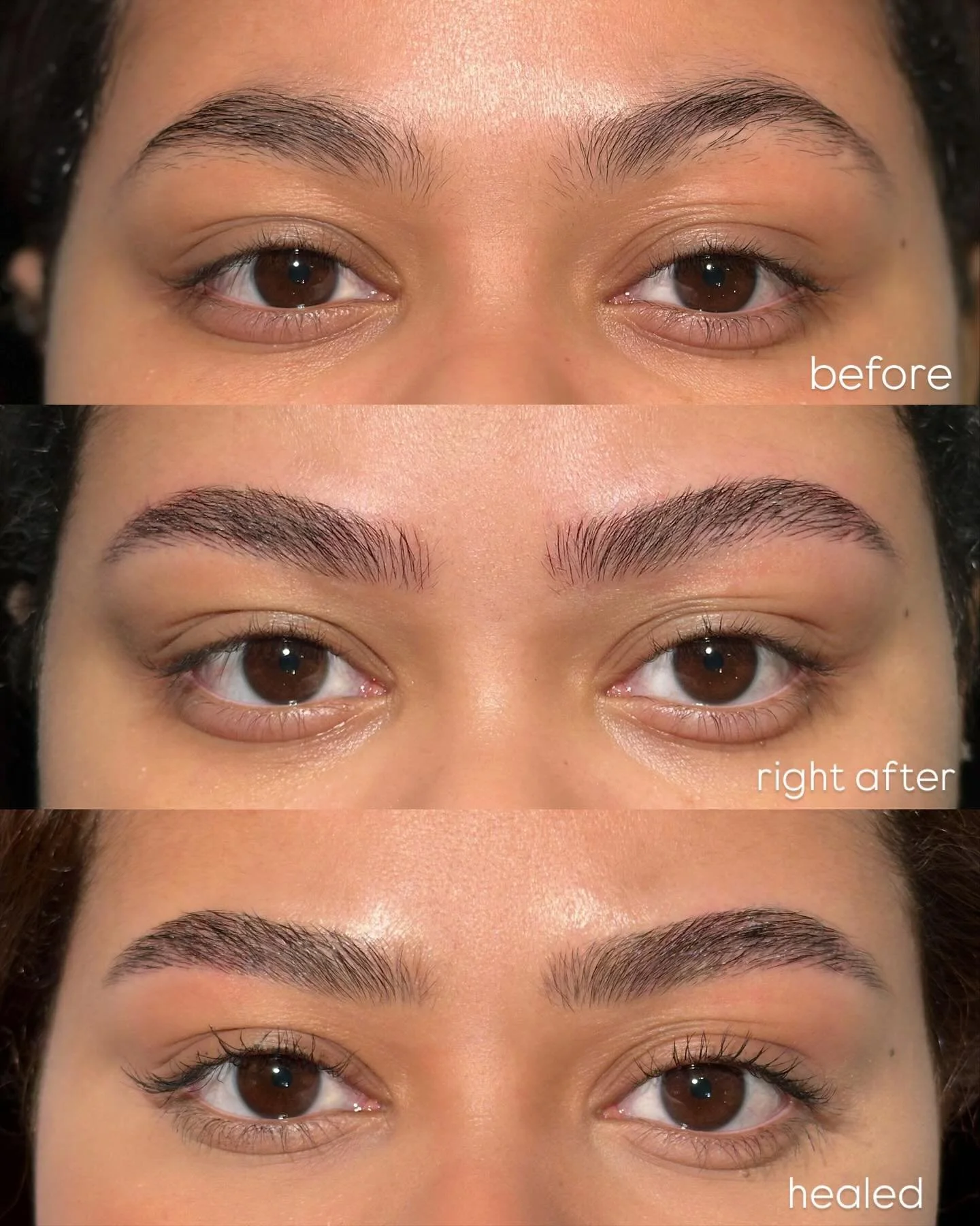 New brows, new look. 

Each client deserves a personalized analysis to understand their unique needs.

One of the most important parts of this process was realizing that it was possible not only to redefine the shape of her brows, but also to correct