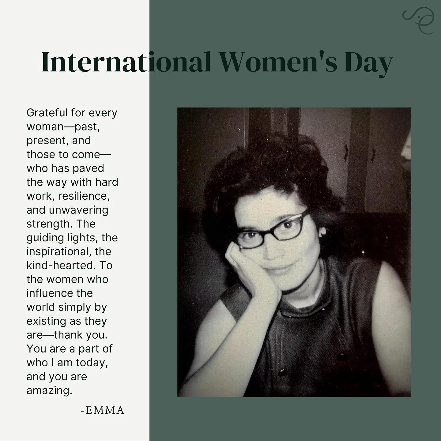 The beautiful face featured in this post is a woman I never had the pleasure of meeting but deeply aspire to be&mdash;my Grandma Vivian. The creative, the compassionate, the heart and soul of her community. The one who could light up a room with her 