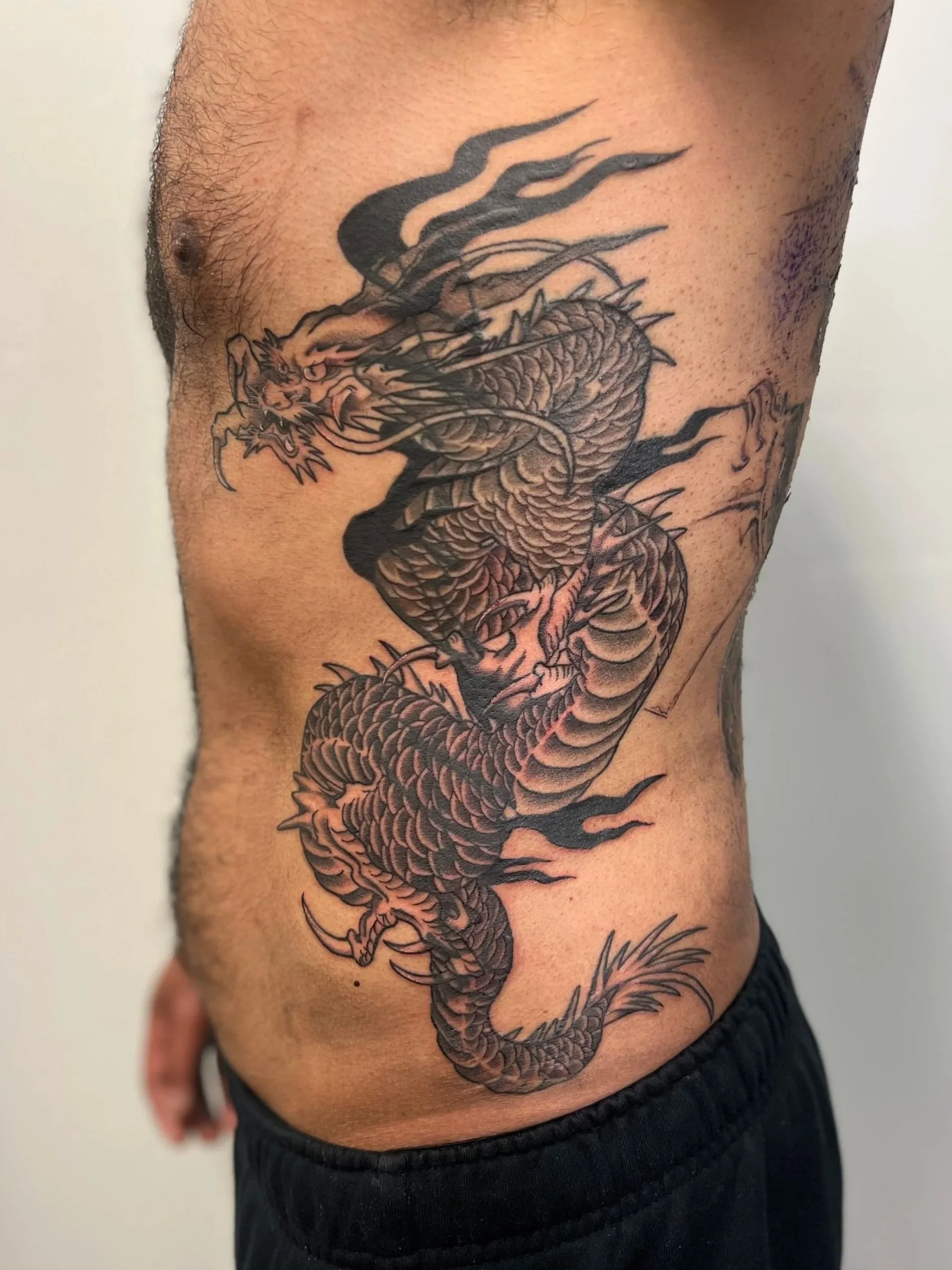 Dragon cover up