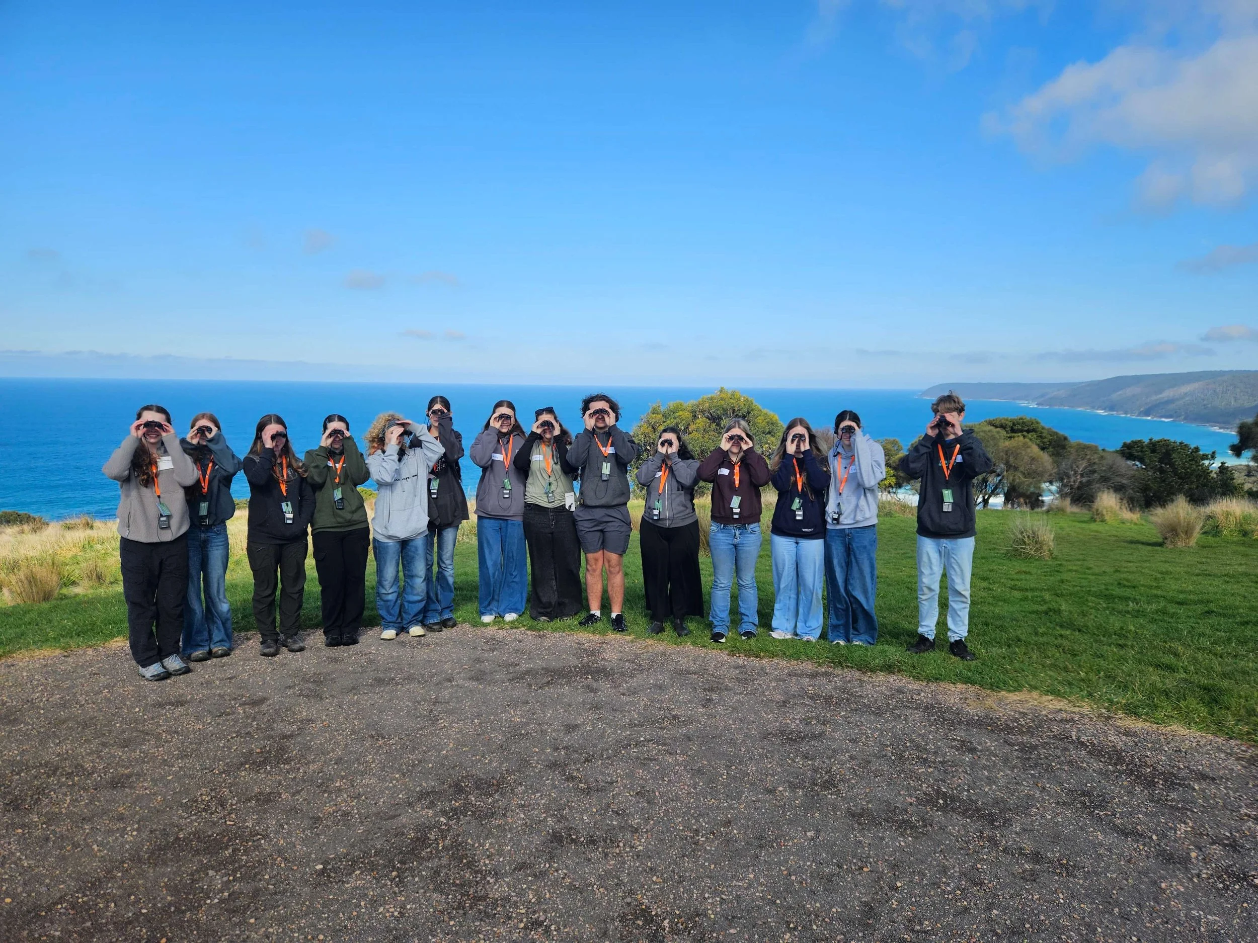 Students with binoculars - Wild Science Experience at Wildlife Wonders.jpg