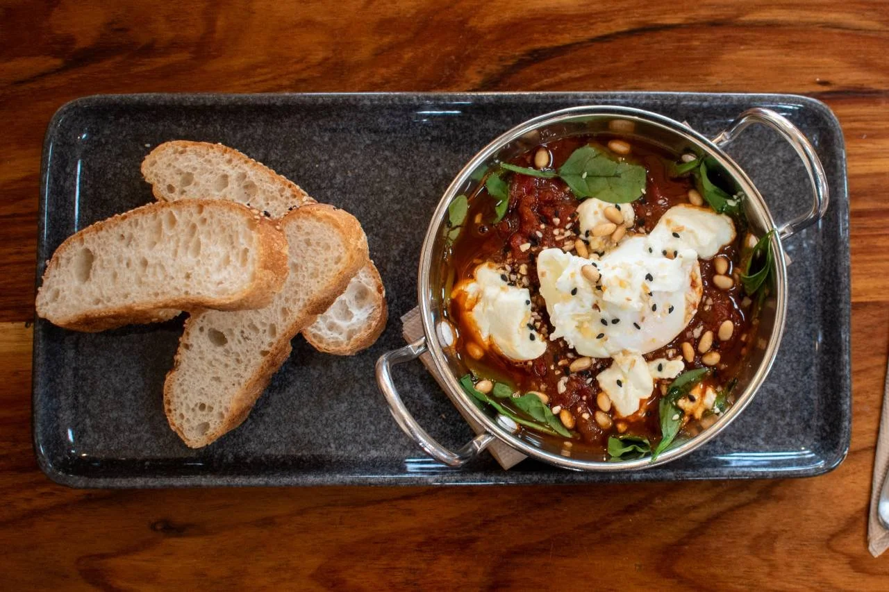Shakshuka breakfast at Emu Cafe Wildlife Wonders Apollo Bay.jpg