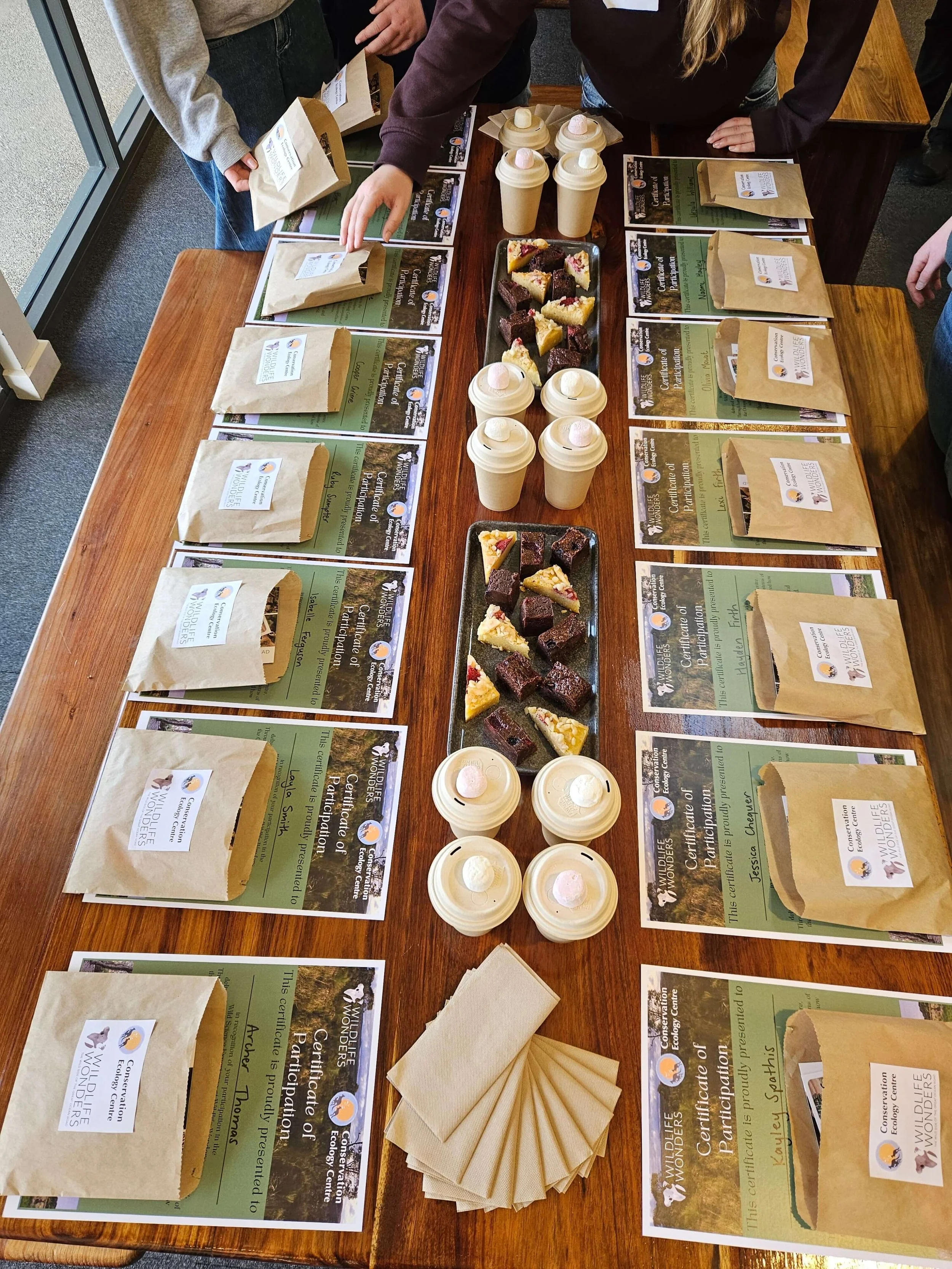 Morning tea - Wild Science Experience at Wildlife Wonders.jpg