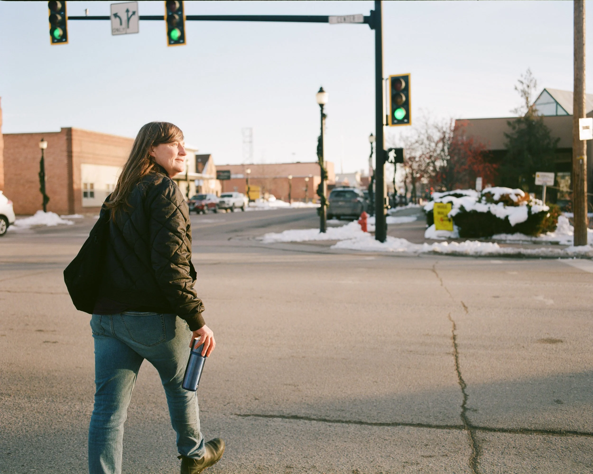 Jenny Ball, a social worker and mitigator specialist with the state's Office of Public Defender. She has been accosted and threatened while performing her job, and last year a pickup truck driven by two young men tried to run her down while crossing 