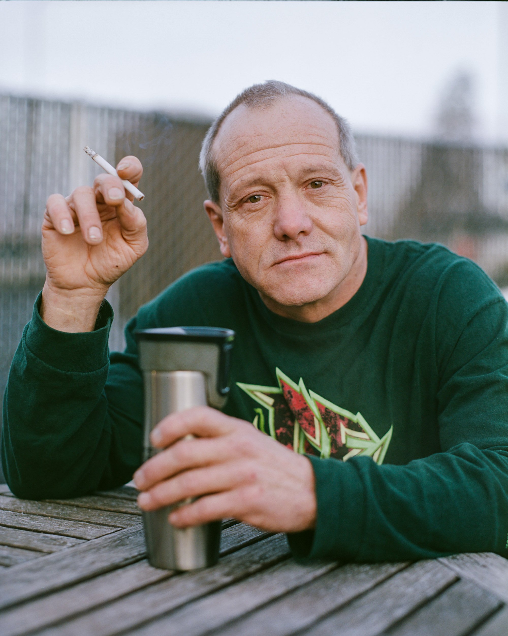 Clarence Henrickson at the Flathead Warming Center. Clarence has been homeless for the past 16 months. He's found it difficult to make a living and find housing since moving to Kalispell in 2007, with a full time job he still can't afford a place to 