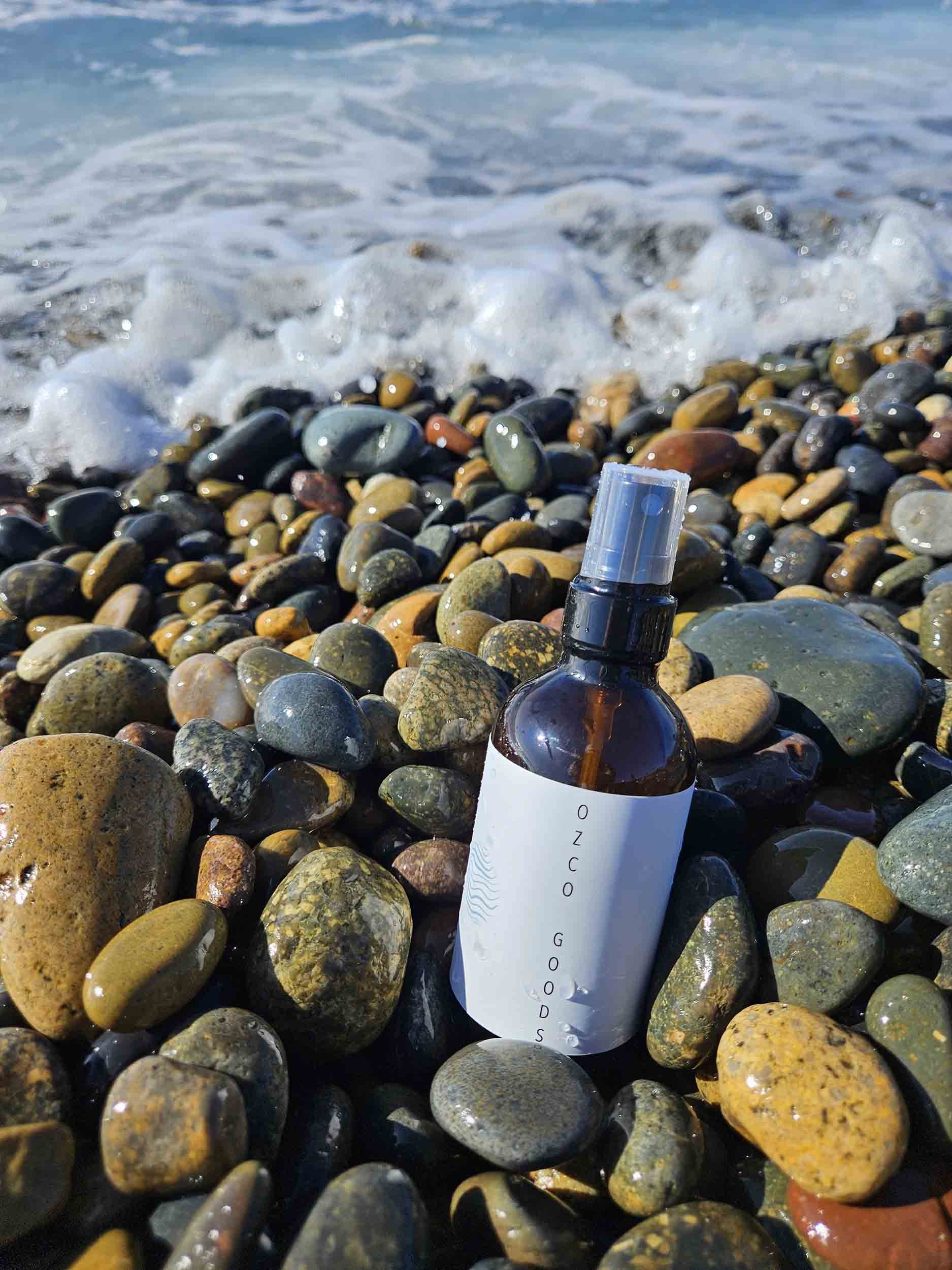 Ozco Goods Lavender Magnesium Oil Spray for Topical application and supplementation. Transdermal magnesium. Bloodstream absorption.