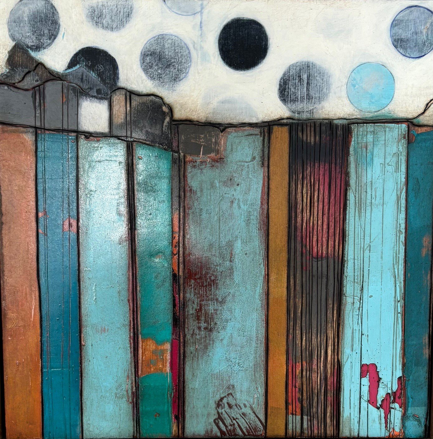 Molinari et le ruisseau, 2024, 10X10