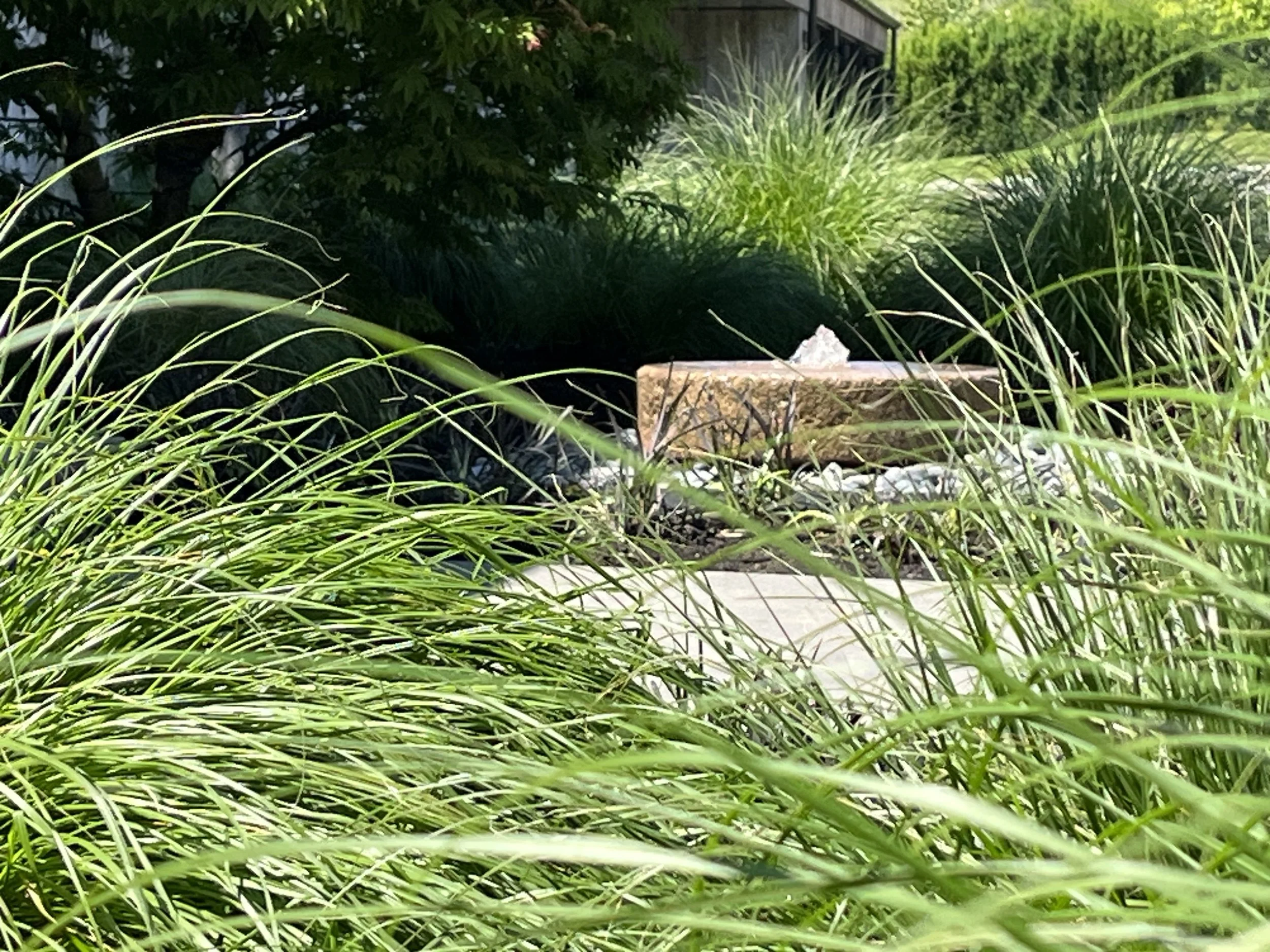  Stone fountain — Quartermaster Harbor