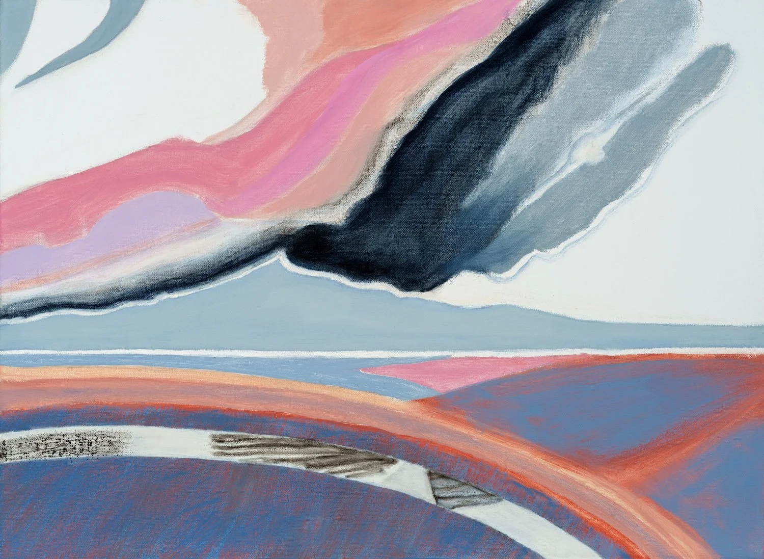 Cold Front, 14 x 19" oil on canvas, 2025