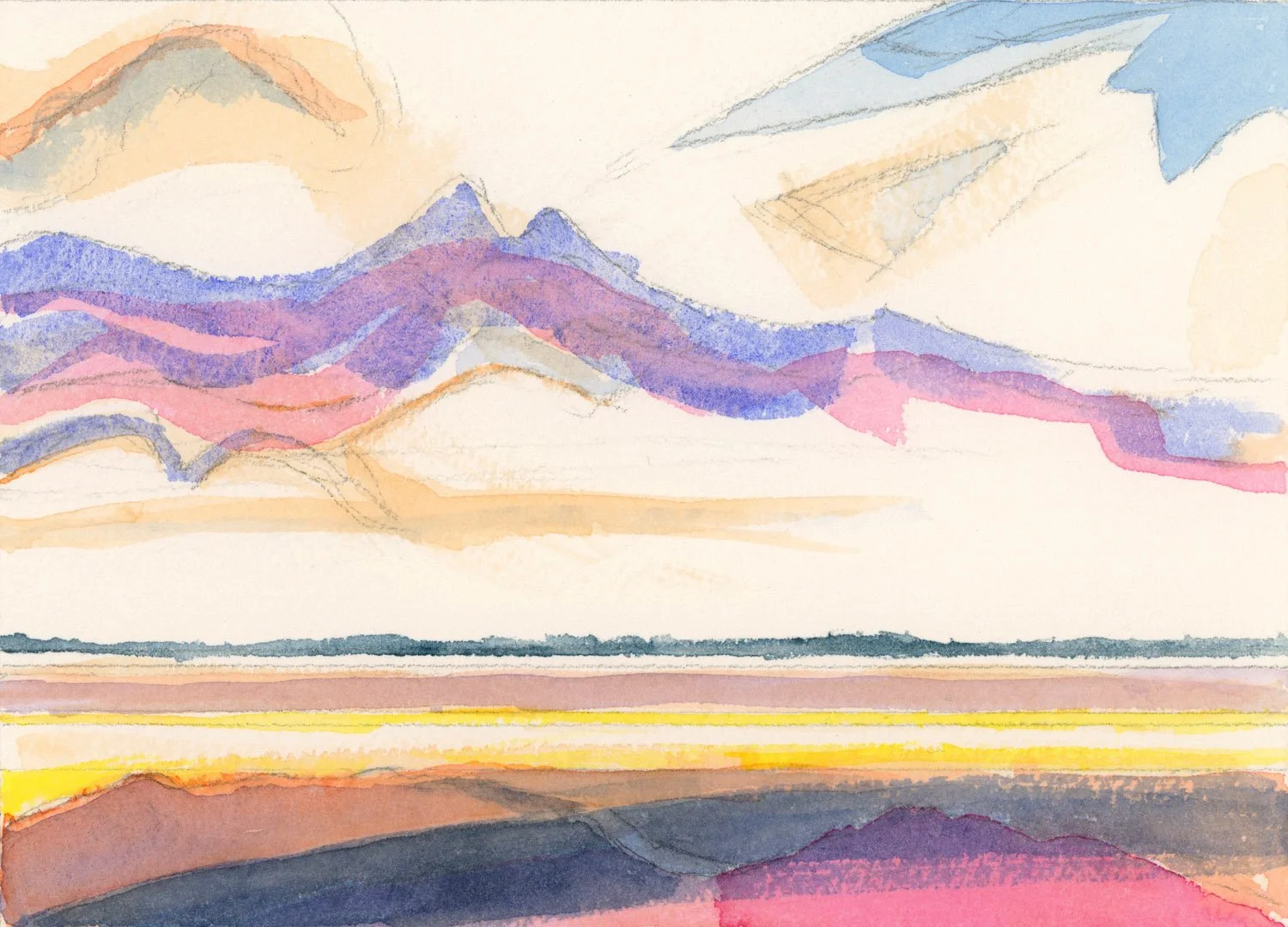 Lovely Day, 5 x 7", 2025