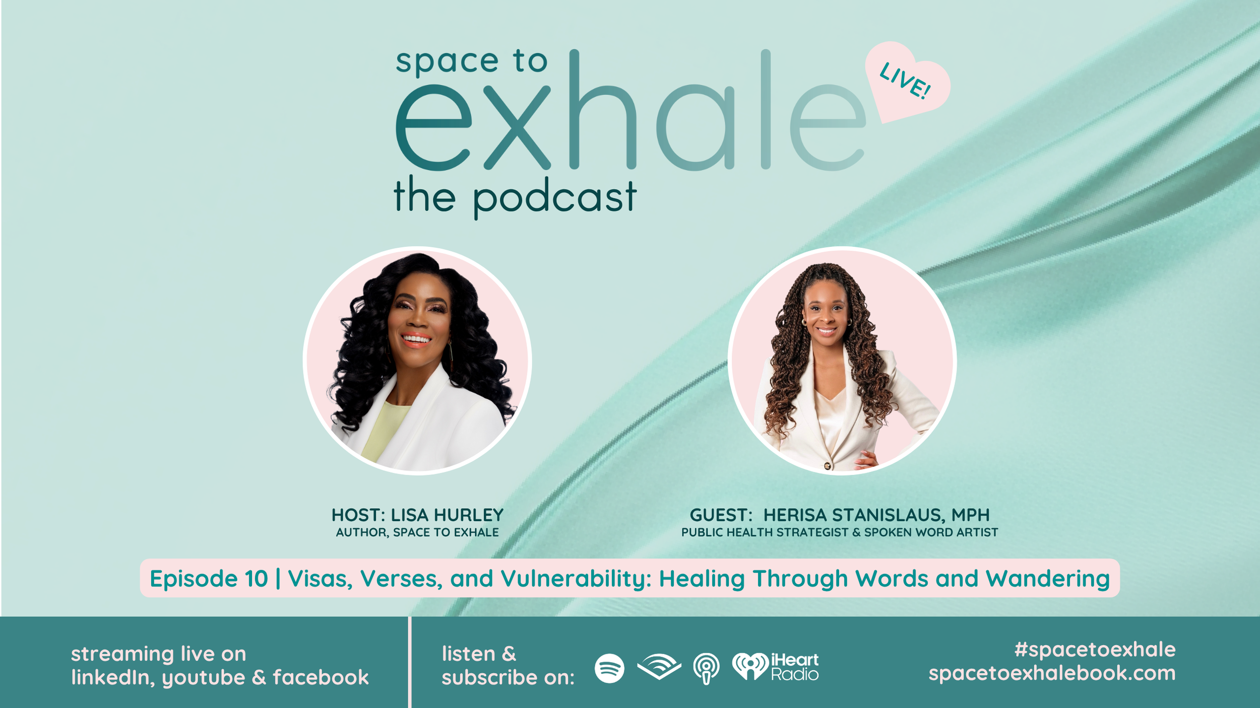 Visas, Verses, and Vulnerability: Healing Through Words and Wandering featuring Herisa Stanislaus. The transformational power of travel and poetry. Listen on Spotify ↑ 