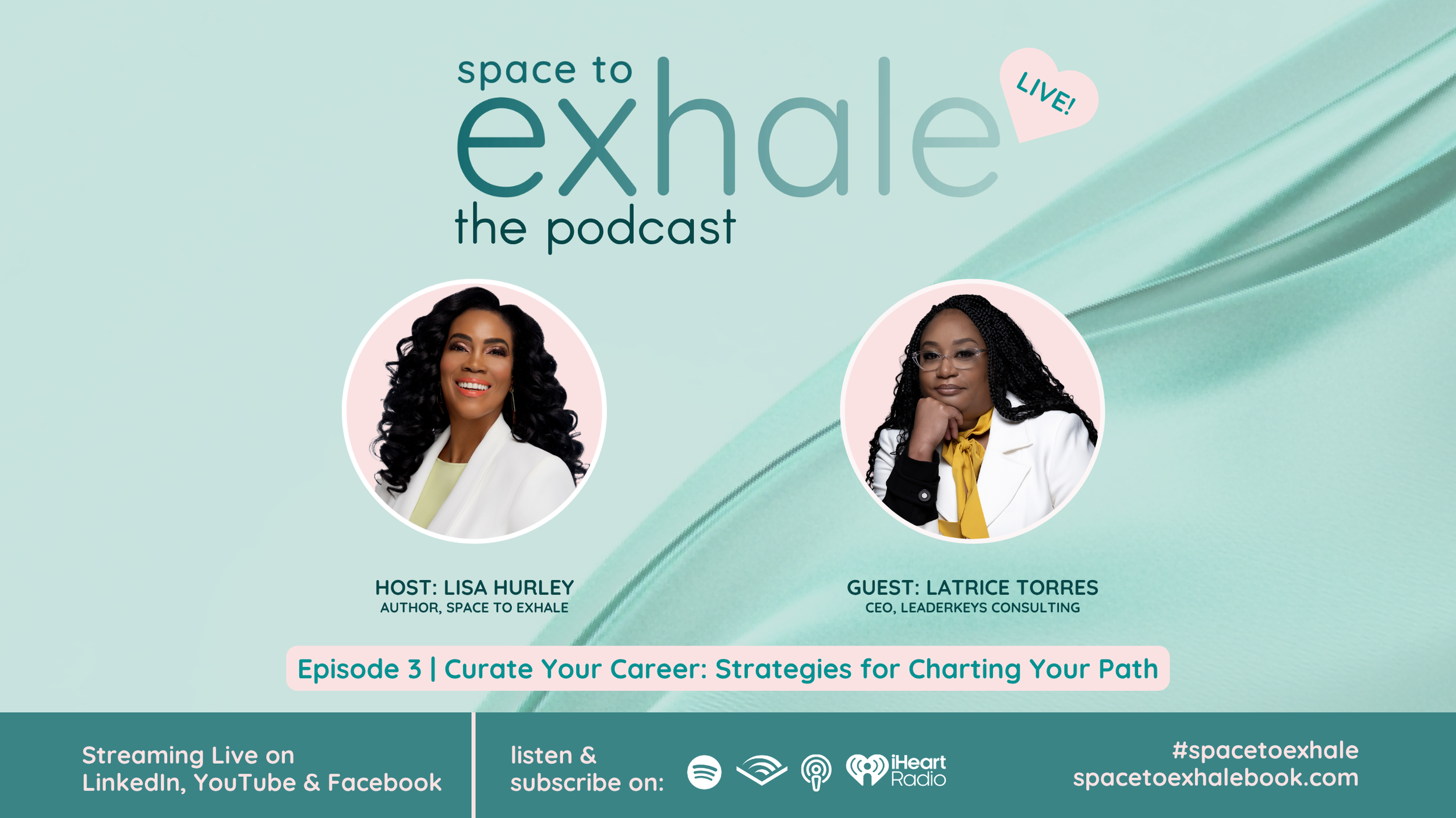 Curate Your Career: Strategies for Charting Your Path, featuring Latrice Torres. Design a career that reflects who you truly are. Listen on Spotify ↑ 
